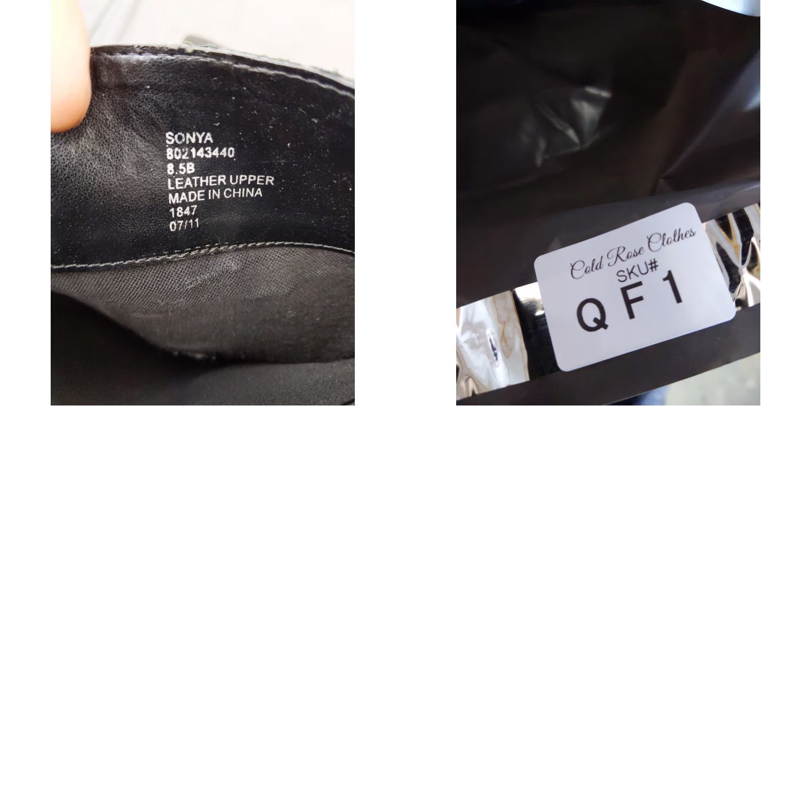 Ralph Lauren VINTAGE Lauren Ralph Lauren Boots Womens 8.5 Black Sonya Riding Harness 802143440 Size US 9 / IT 39 - 8 Thumbnail