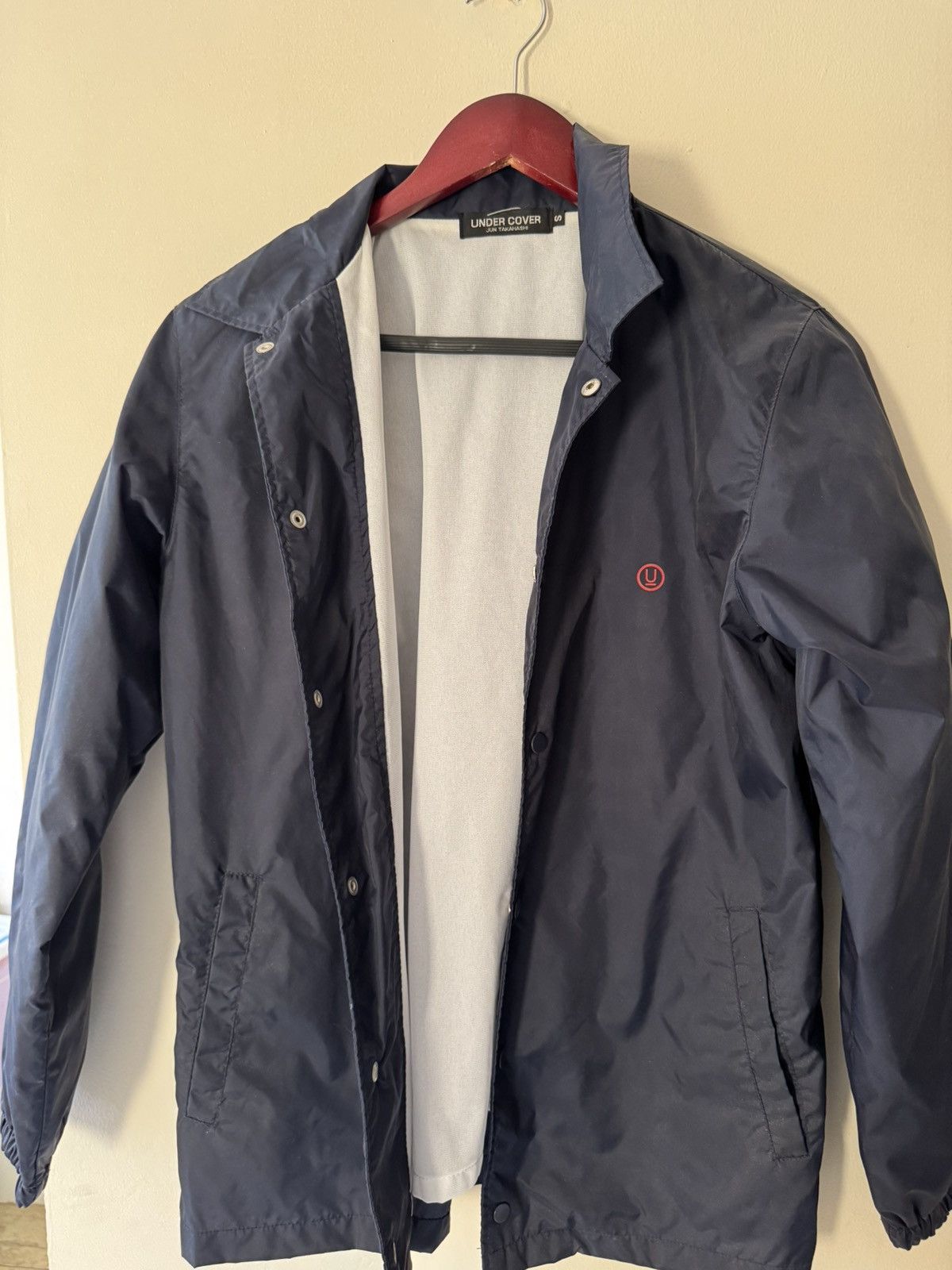 Undercover Undercover Jun Takahashi dark blue coach jacket Small Size US S / EU 44-46 / 1 - 1 Thumbnail