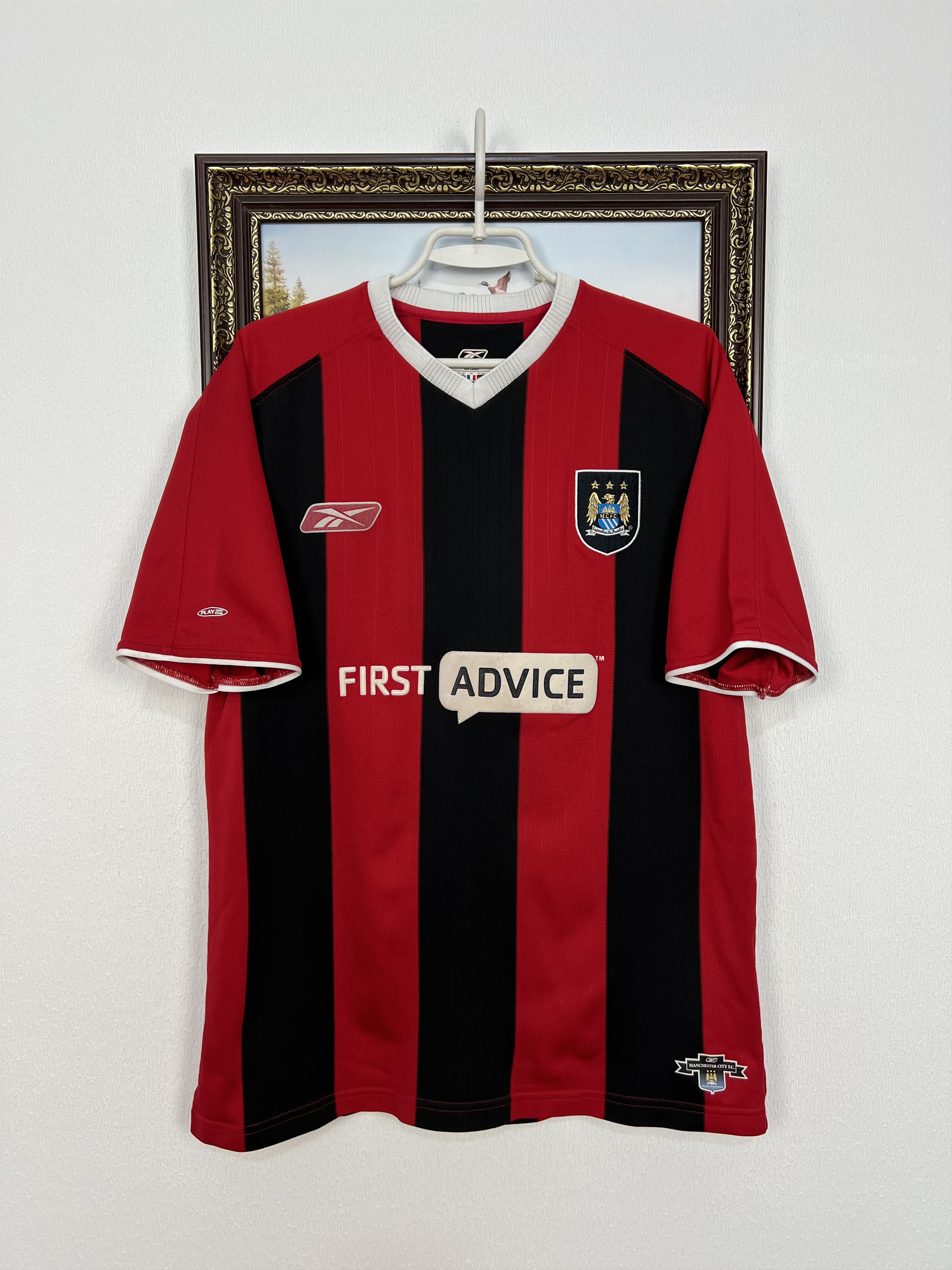 Reebok Manchester City Away football shirt 2003 Soccer Reebok Size US L / EU 52-54 / 3 - 1 Thumbnail
