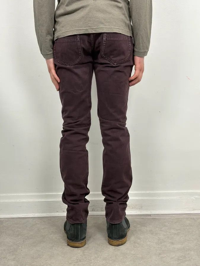 Maison Margiela AW2010 Maison Margiela Dark Purple Slim Plum Jeans Size US 31 - 4 Thumbnail