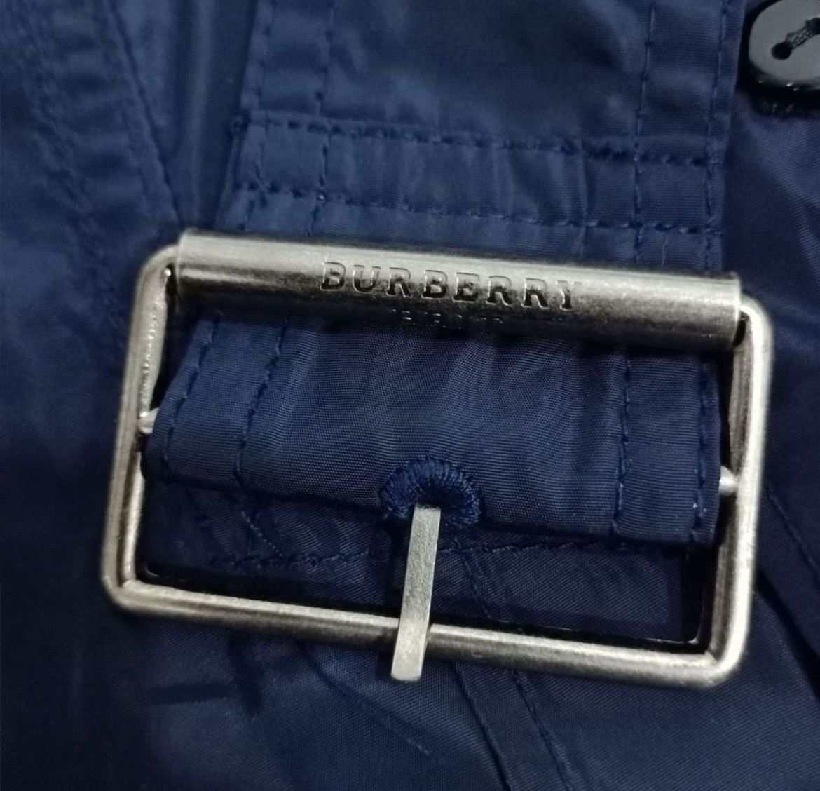 Burberry × Designer Burberry Brit Trench Jacket Windbreaker Size US M / EU 48-50 / 2 - 7 Thumbnail
