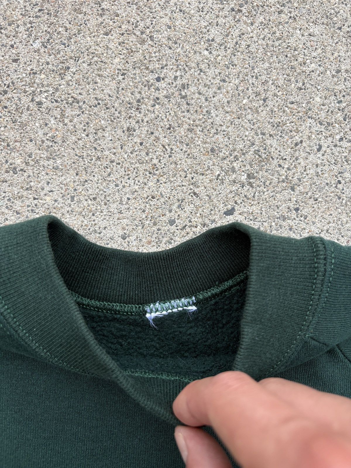 Jerzees × Vintage Vintage 1990s JERZEES Forest Green Crewneck Sweater Size L Size US M / EU 48-50 / 2 - 3 Thumbnail