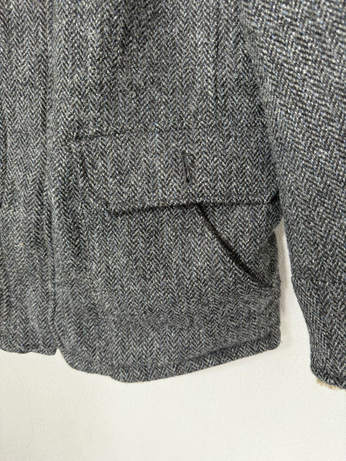 Harris Tweed HARRIS TWEED HERRINGBONE JACKET TRIPLE POCKET RARE Size US M / EU 48-50 / 2 - 4 Thumbnail