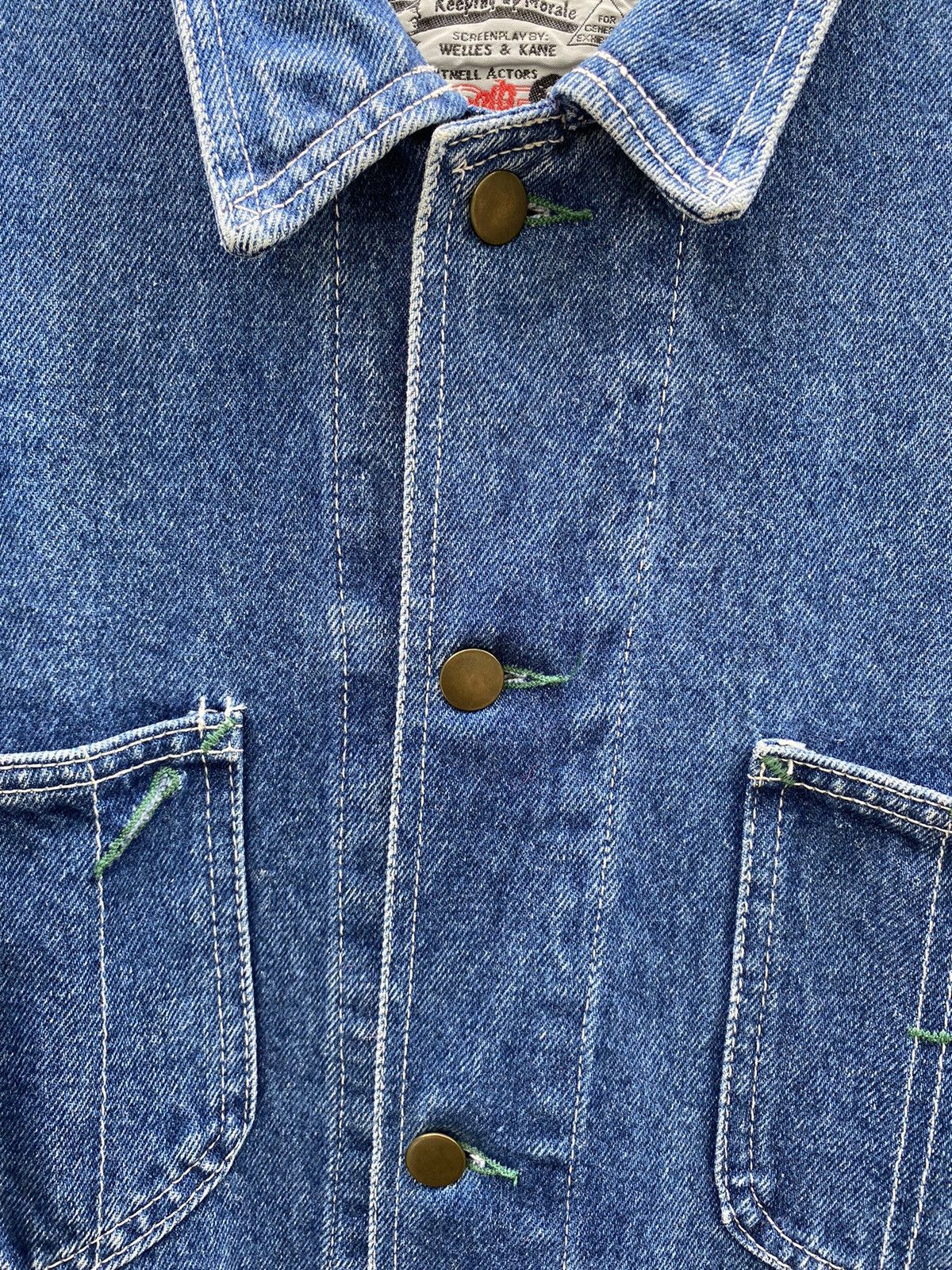 Vintage Hot Gossip denim work jacket Size US XL / EU 56 / 4 - 6 Thumbnail