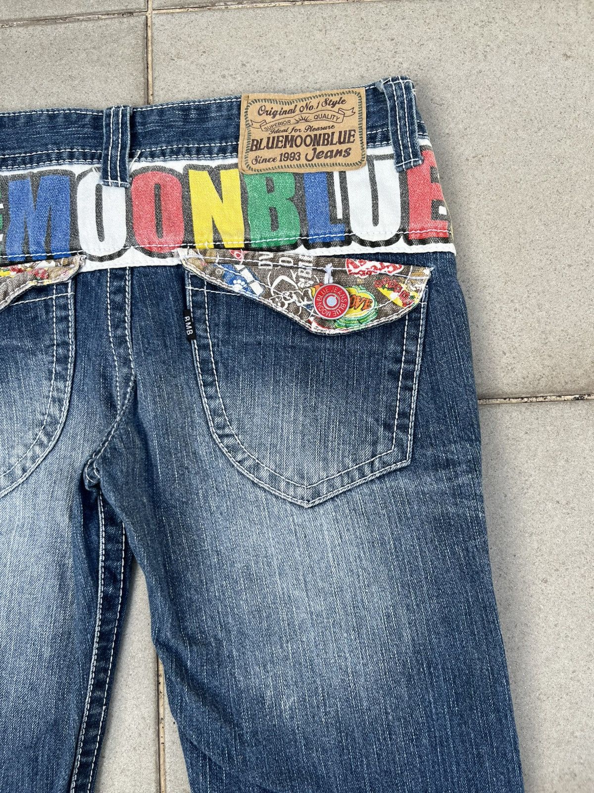 Blue Blue Japan Blue Moon Blue Iconic Japanese Brand Jeans Size US 30 / EU 46 - 8 Thumbnail