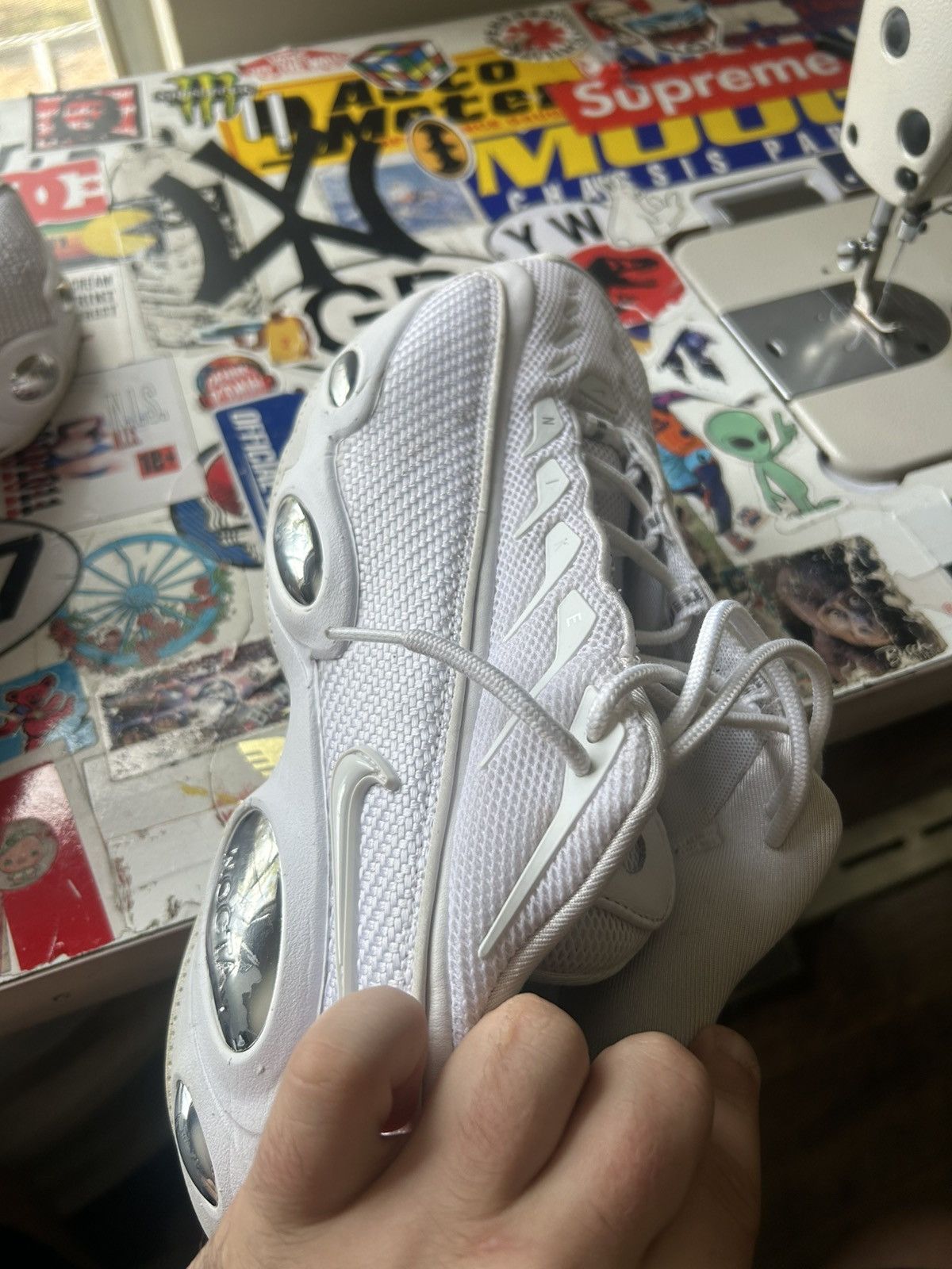 NOCTA × Nike Nike nocta chrome air glide 1 in triple white Size US 11 / EU 44 - 9 Thumbnail