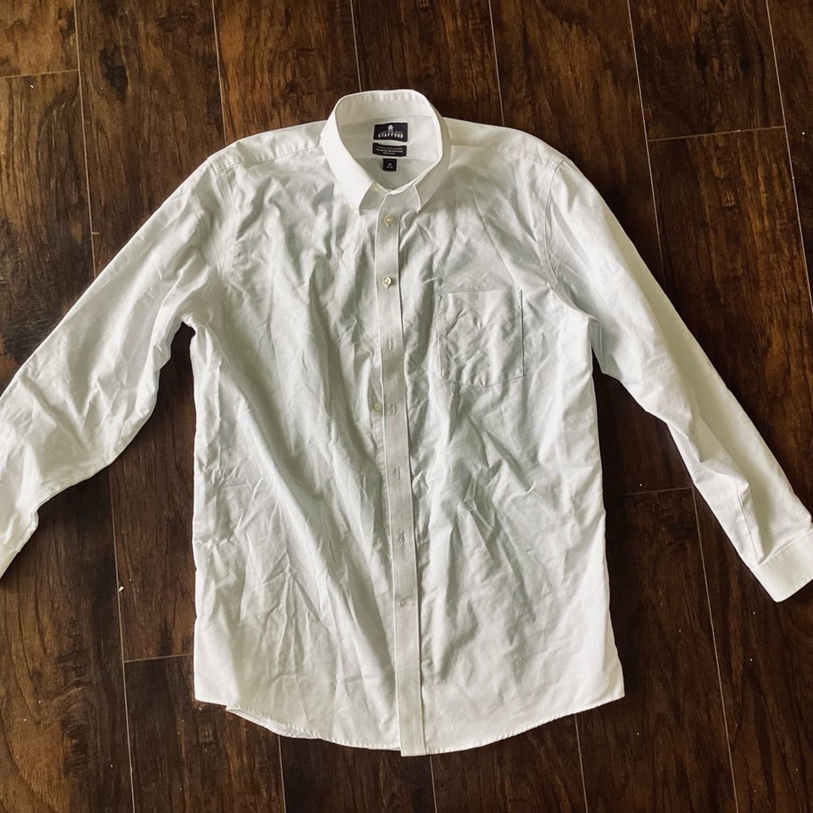 Stafford Stafford Wrinkle Free Oxford Shirt Size US XL / EU 56 / 4 - 2 Thumbnail