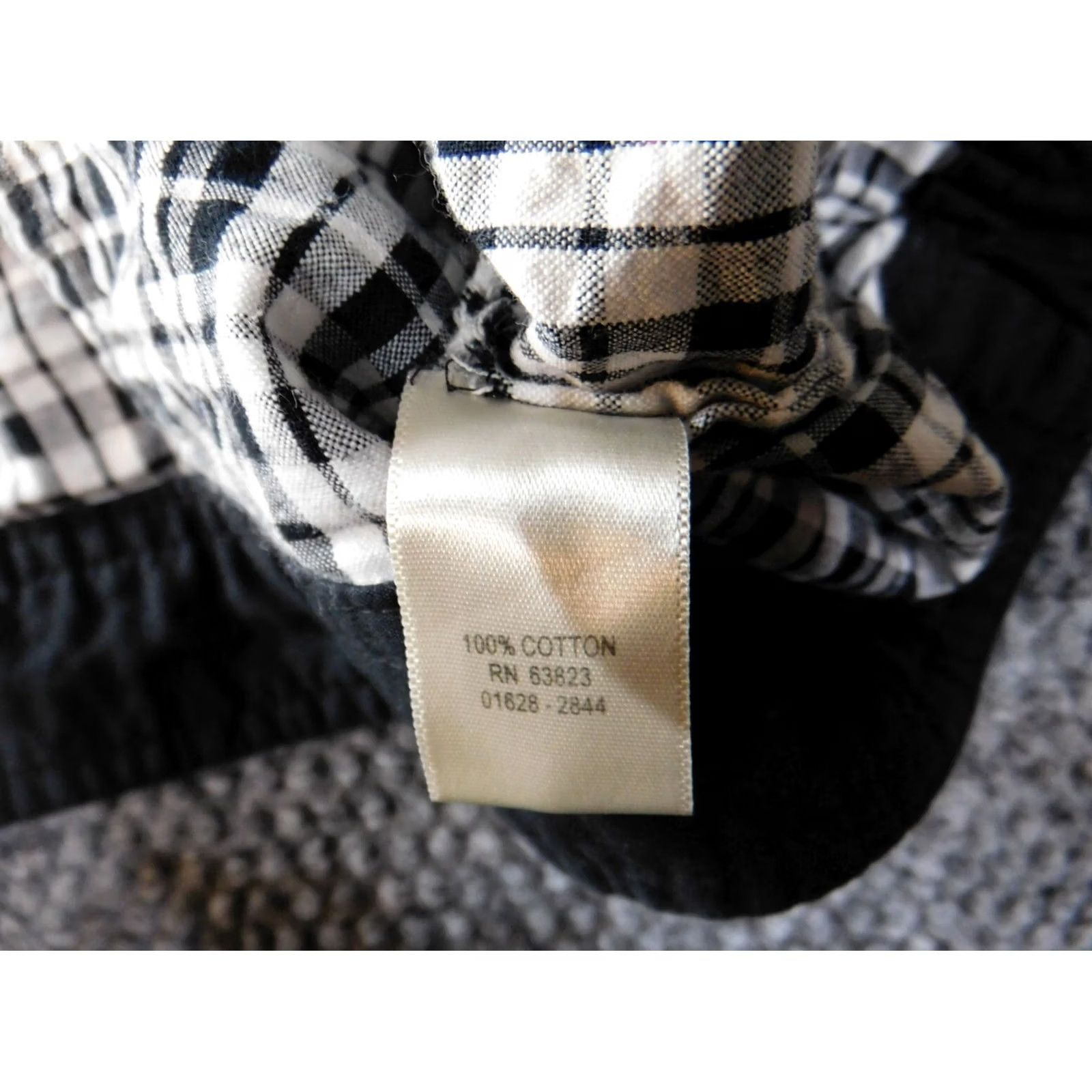 Vintage CJ Banks Blouse Shirt Women 1X Plaid Cotton Zip Round Neck Sleeveless Tunic Gray Plus Size Classic Style Size XL / US 12-14 / IT 48-50 - 6 Thumbnail