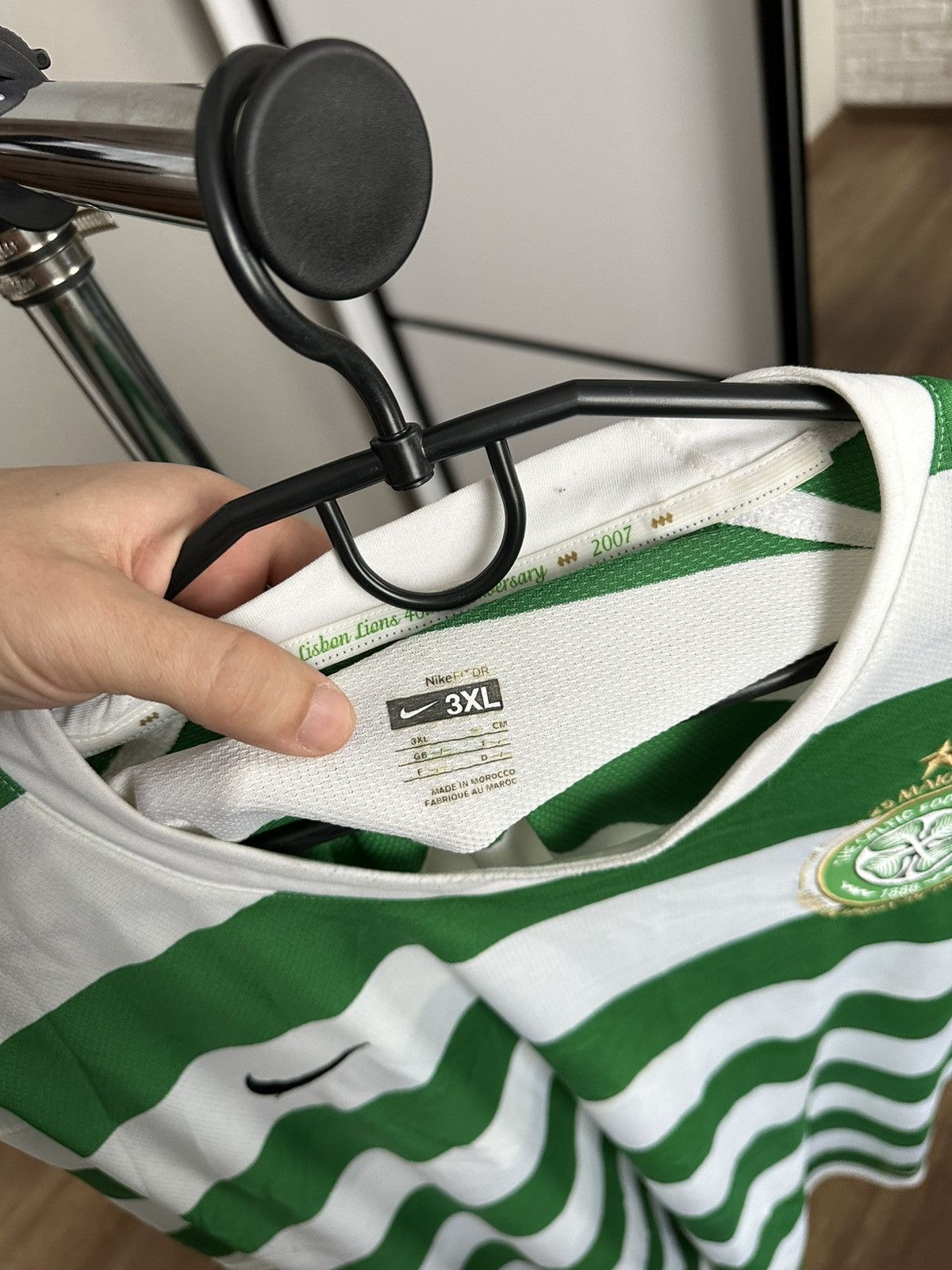 Nike 2007/2008 Nike Celtic Soccer Jersey T-Shirt Vintage Size US XXL / EU 58 / 5 - 10 Thumbnail