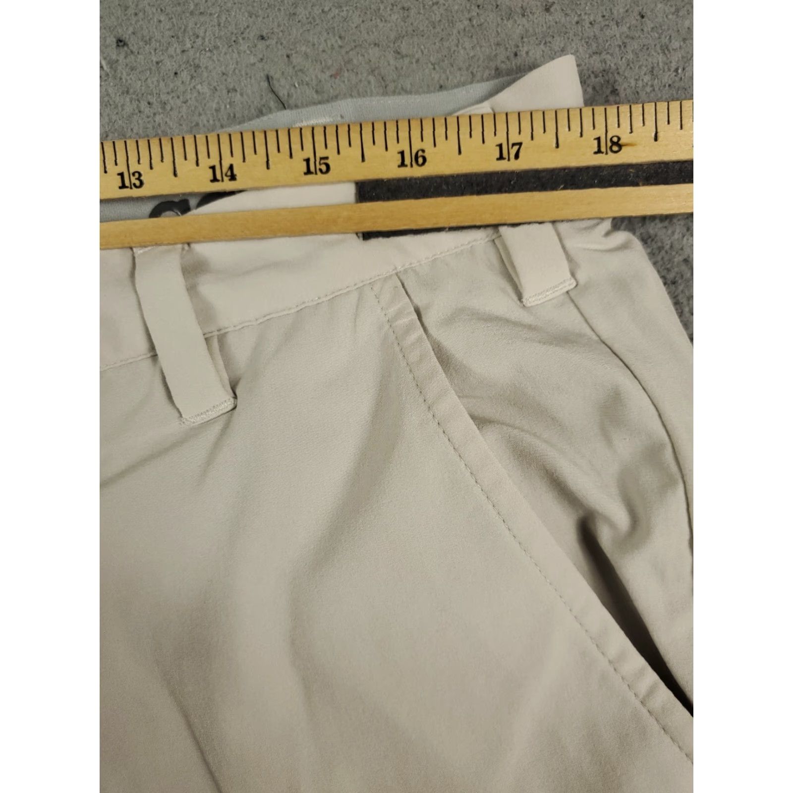 Adidas Adidas Chino Pants Mens 36x30 Beige Flat Front Casual Golf Trousers Size US 36 / EU 52 - 4 Thumbnail