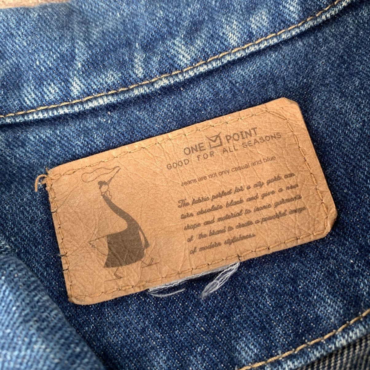 20471120 One Point Type 1 Distressed Denim Jacket Size US M / EU 48-50 / 2 - 6 Thumbnail