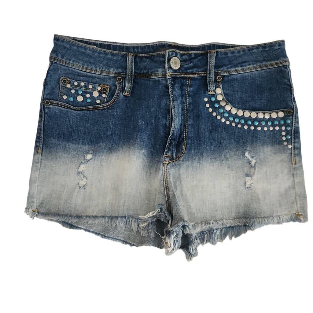 Kendall And Kylie Kendall & Kylie Women's Size 9 Blue Silver Turquoise Studded Size 30" / US 8 / IT 44 - 1 Thumbnail