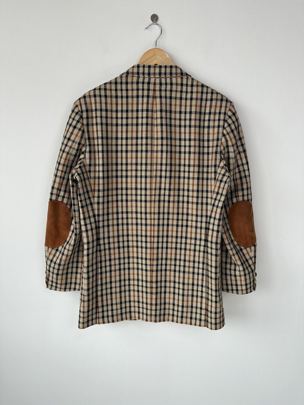 DAKS DAKS London Signature Wool Blazer Jacket Check Made in UK Size 40R - 2 Thumbnail