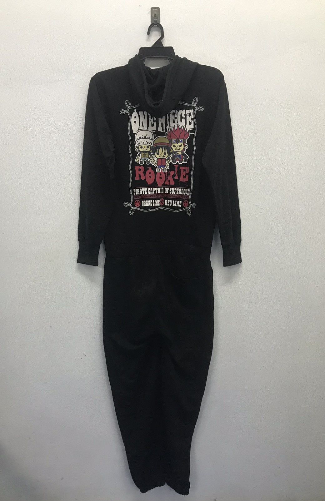Anime × One Piece × Vintage Vintage One Piece Pirate Captain Of Supernova Overall Size US 33 - 1 Thumbnail