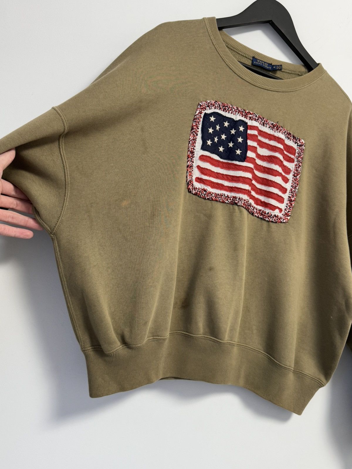 Vintage Polo Ralph Lauren Vintage Sweatshirt 90’s Big Logo 🇺🇸 Size US M / EU 48-50 / 2 - 7 Thumbnail