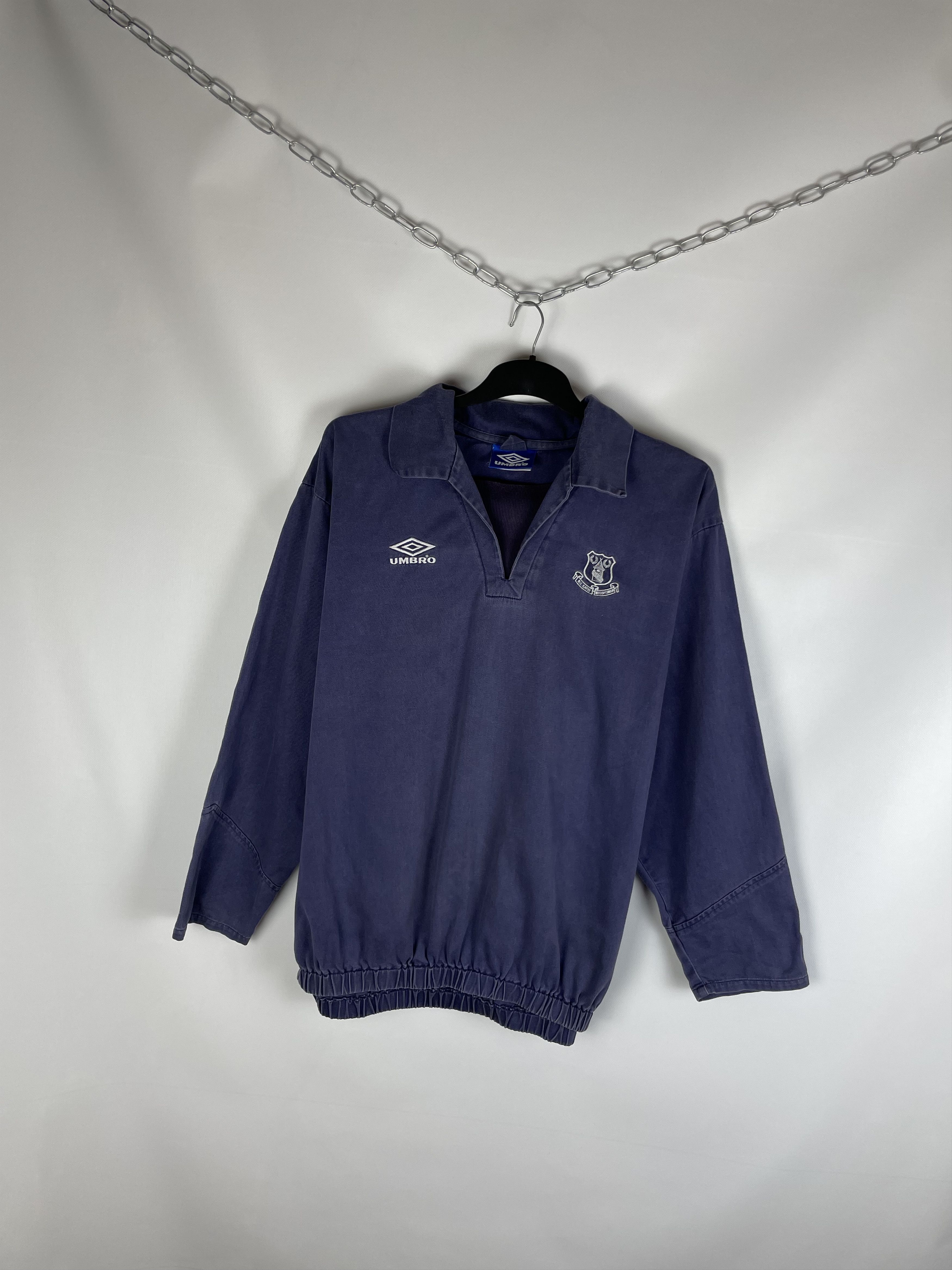 Umbro Everton 90s Rare Vintage Drill Top Umbro Jacket Size US XXL / EU 58 / 5 - 2 Thumbnail
