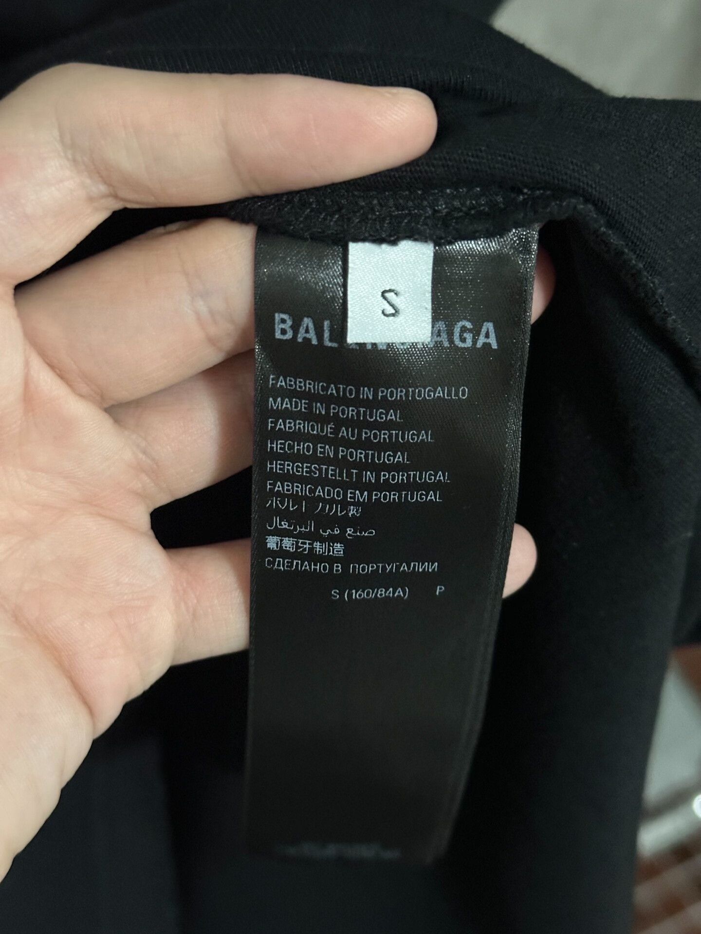 Balenciaga Balenciaga Men's Black Splatter Print T-shirt Size US S / EU 44-46 / 1 - 3 Thumbnail