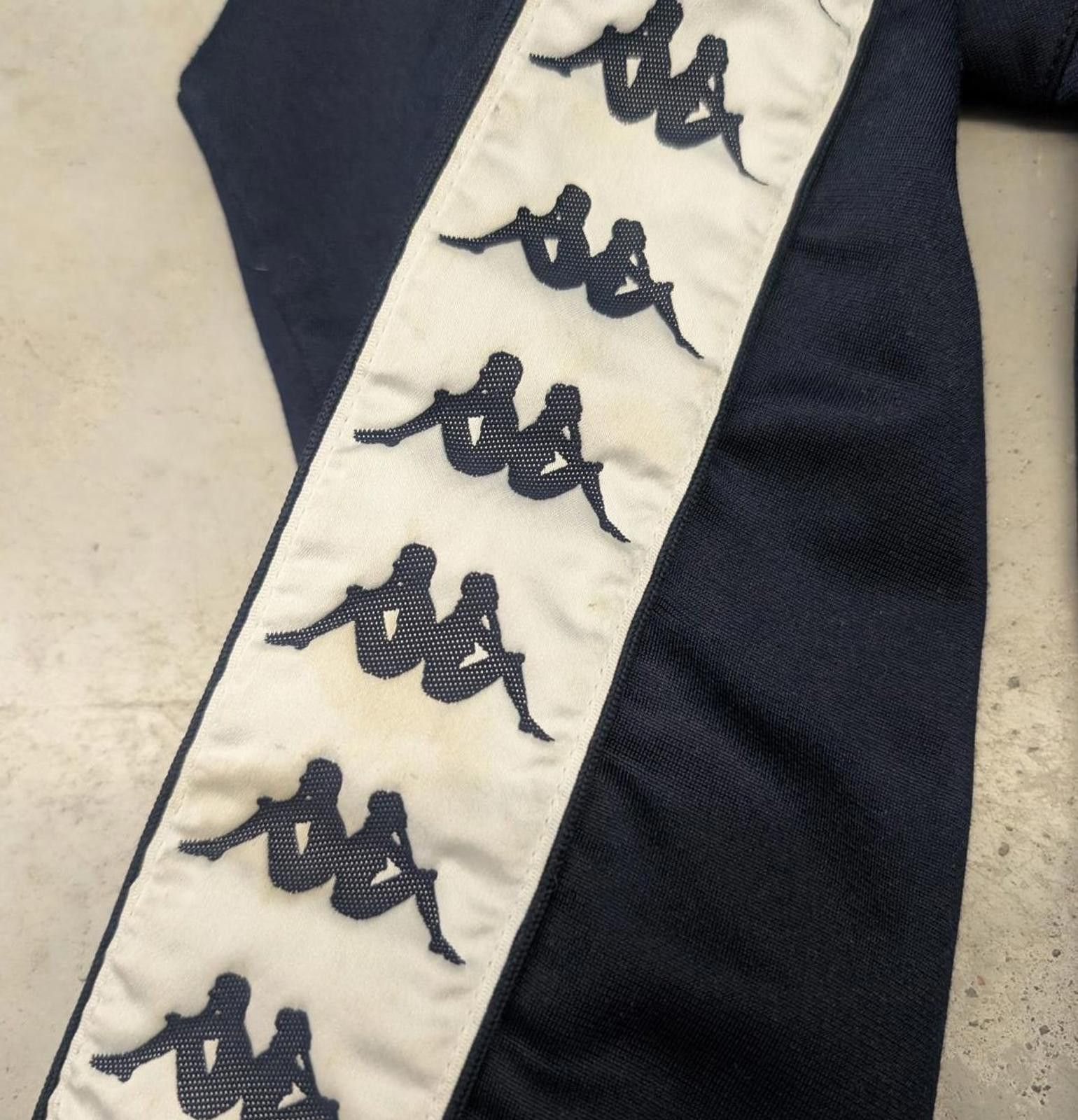Kappa Vintage 90s Kappa Navy blue and White Essential Track Jacket Size US XL / EU 56 / 4 - 8 Thumbnail