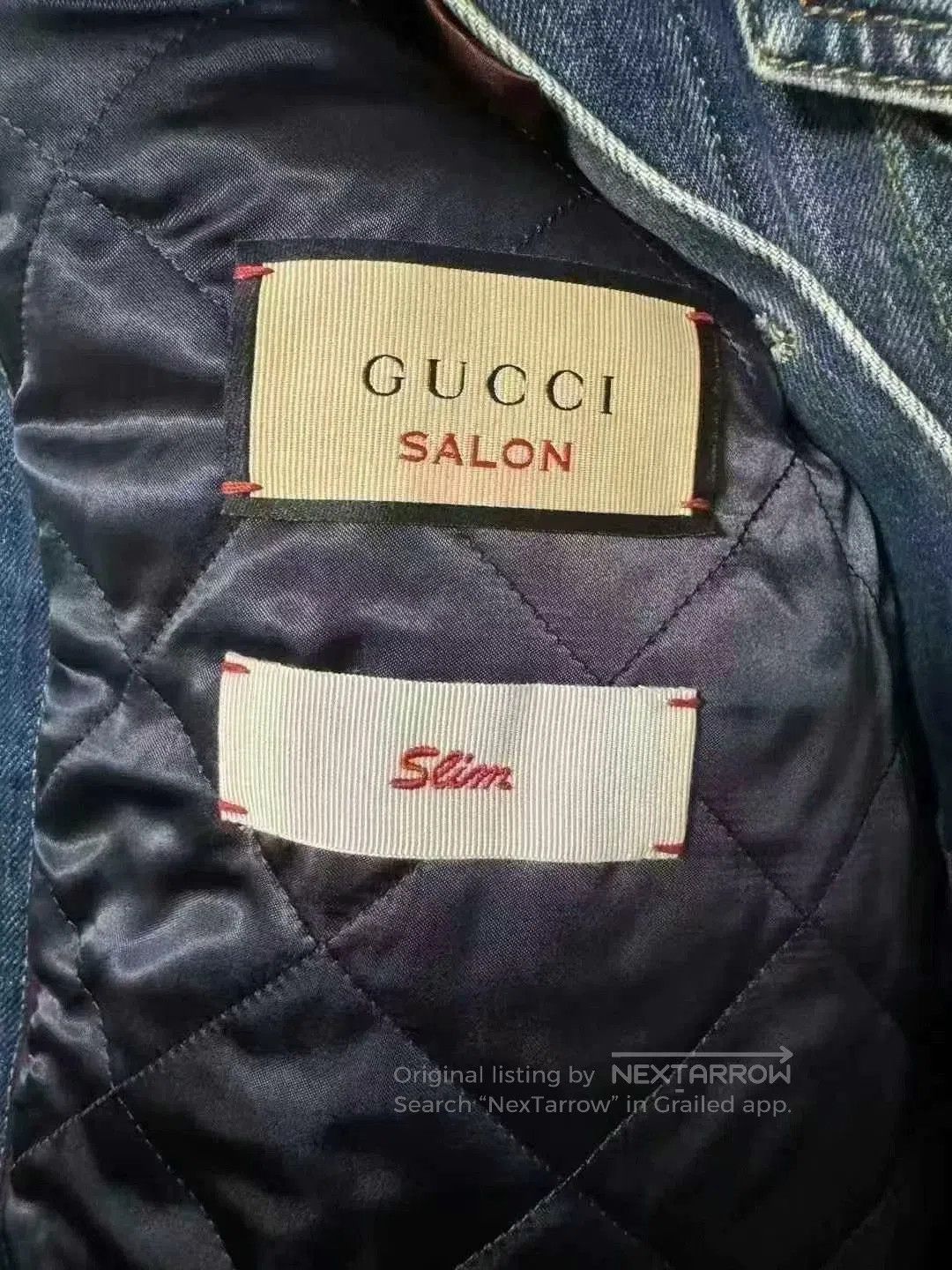 Gucci new gucci denim jacket size 40. Size US M / EU 48-50 / 2 - 3 Thumbnail