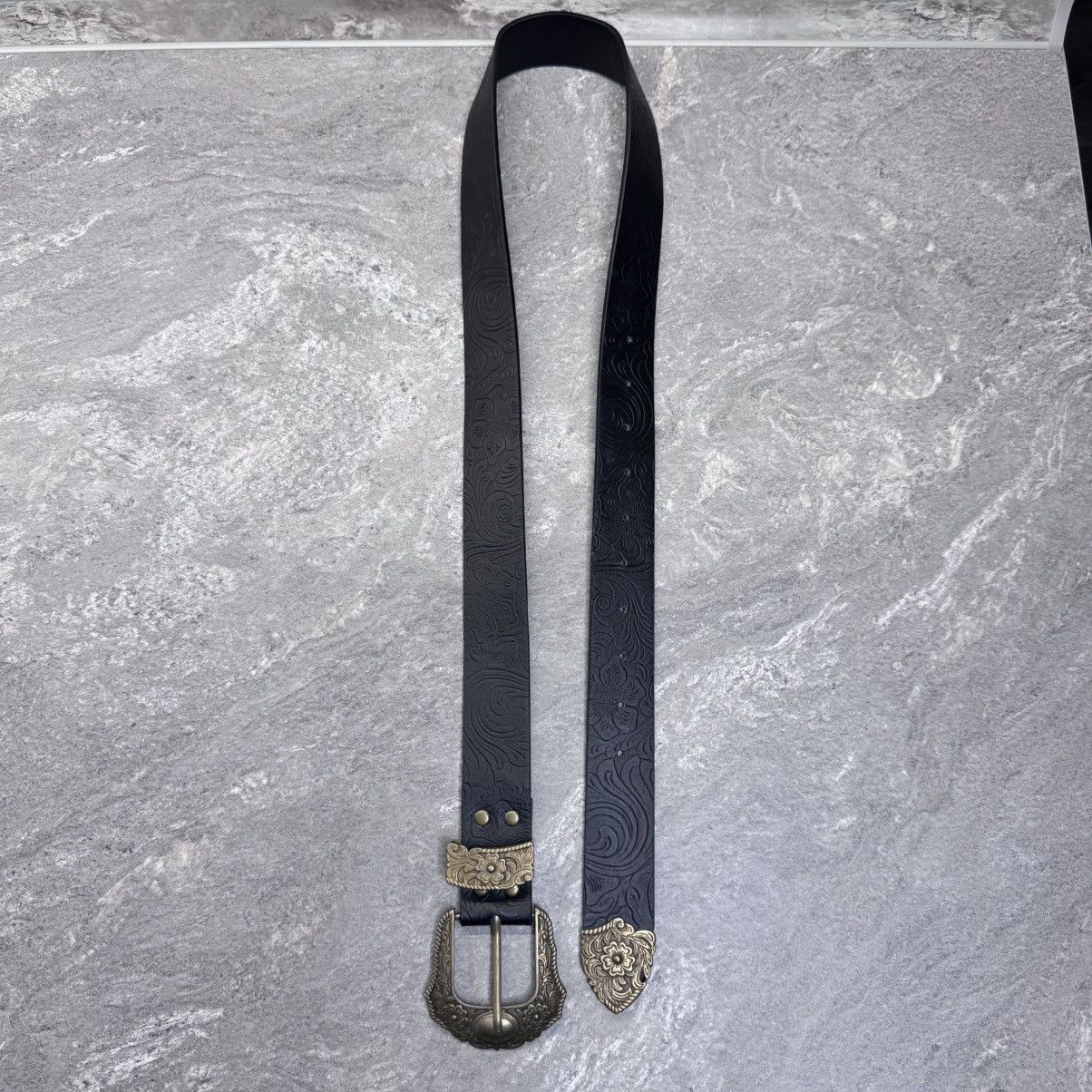 Hysteric Glamour Vintage Y2K Western Leather Belt Flower saint japan style Size ONE SIZE - 5 Thumbnail