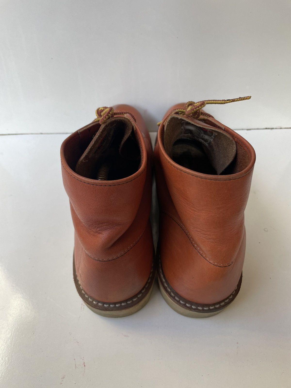 Red Wing Red Wing 8166 Round-Toe Brown Leather Men's Boots USA 9.5 Size US 9.5 / EU 42-43 - 12 Thumbnail