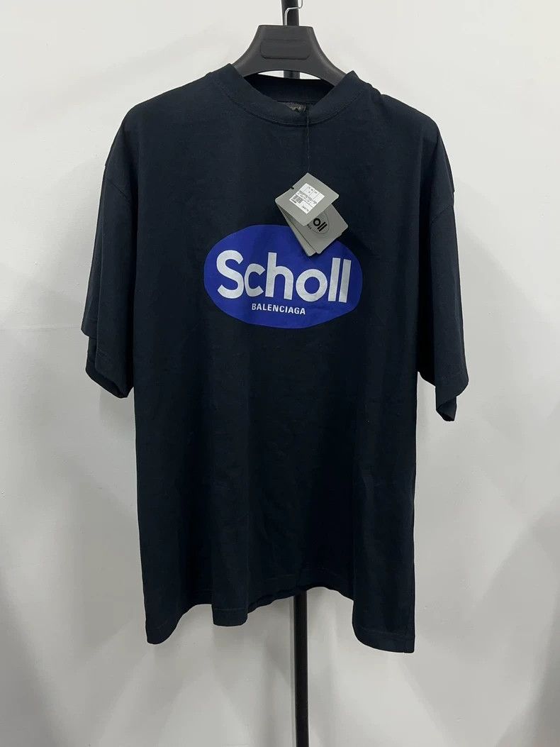 Balenciaga Balenciaga 25fw Scholl monogram short sleeves 2505-Nextarro Size US S / EU 44-46 / 1 - 1 Thumbnail