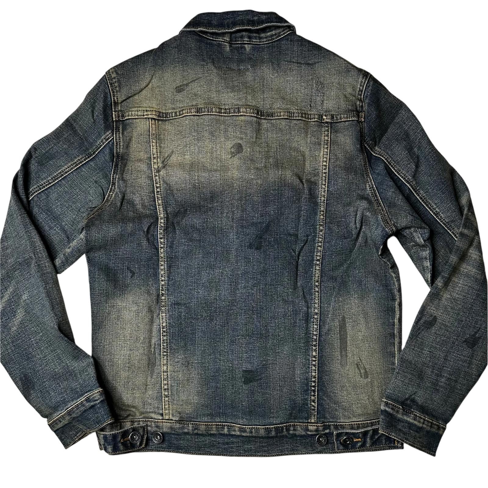 Crysp Denim NWT Crysp Denim Distressed Stretch Denim Jacket Mens M Size US M / EU 48-50 / 2 - 2 Thumbnail