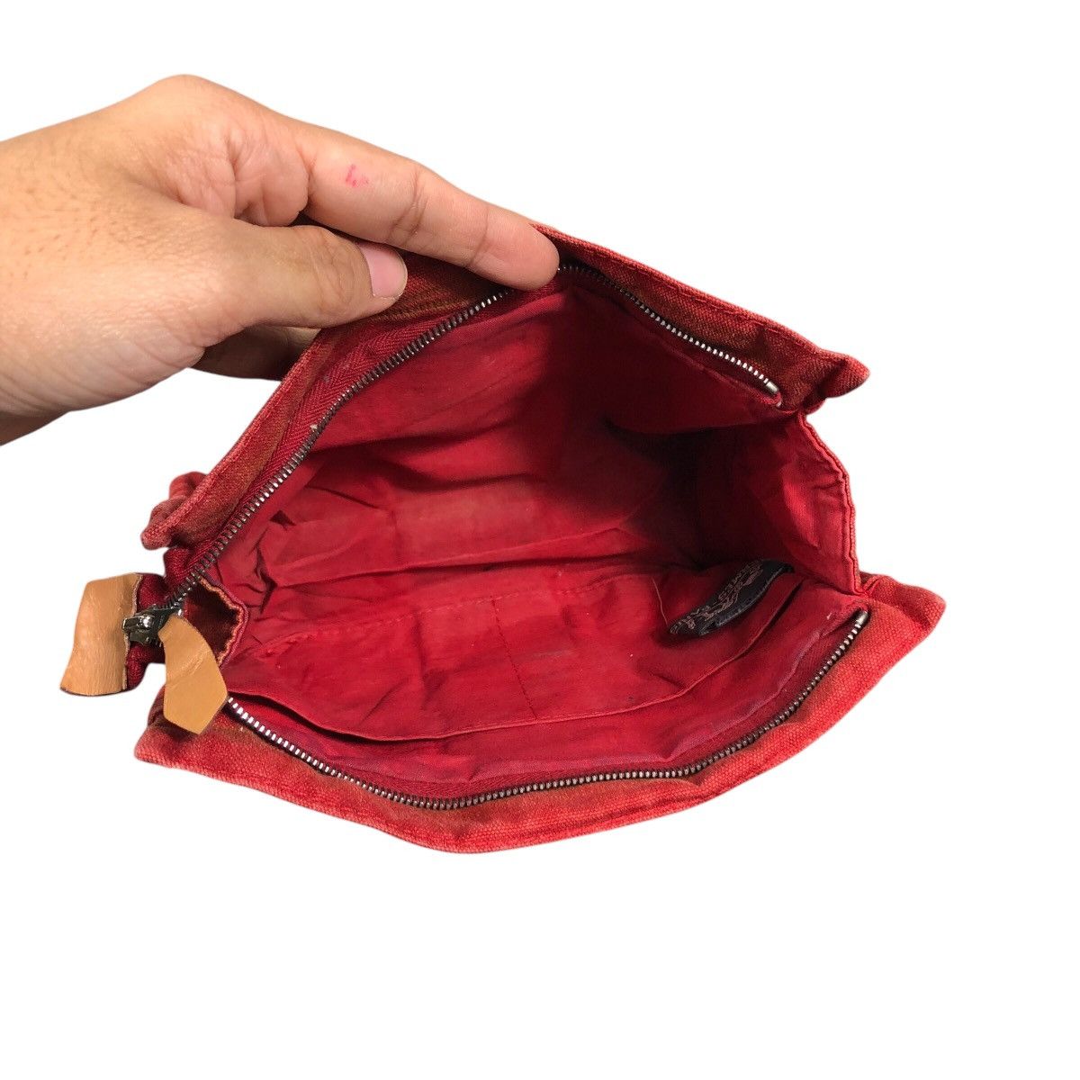 Hermes × Vintage 📌Vintage Toiletries Bag Small Style Hermes Designer Size ONE SIZE - 9 Thumbnail