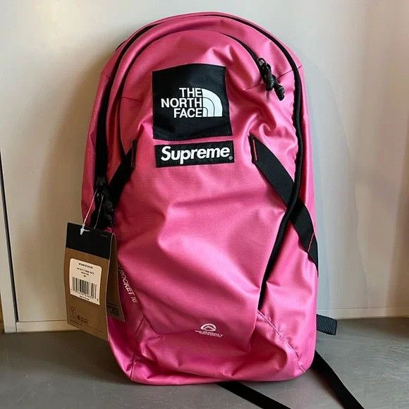 Supreme 2024 pink backpack