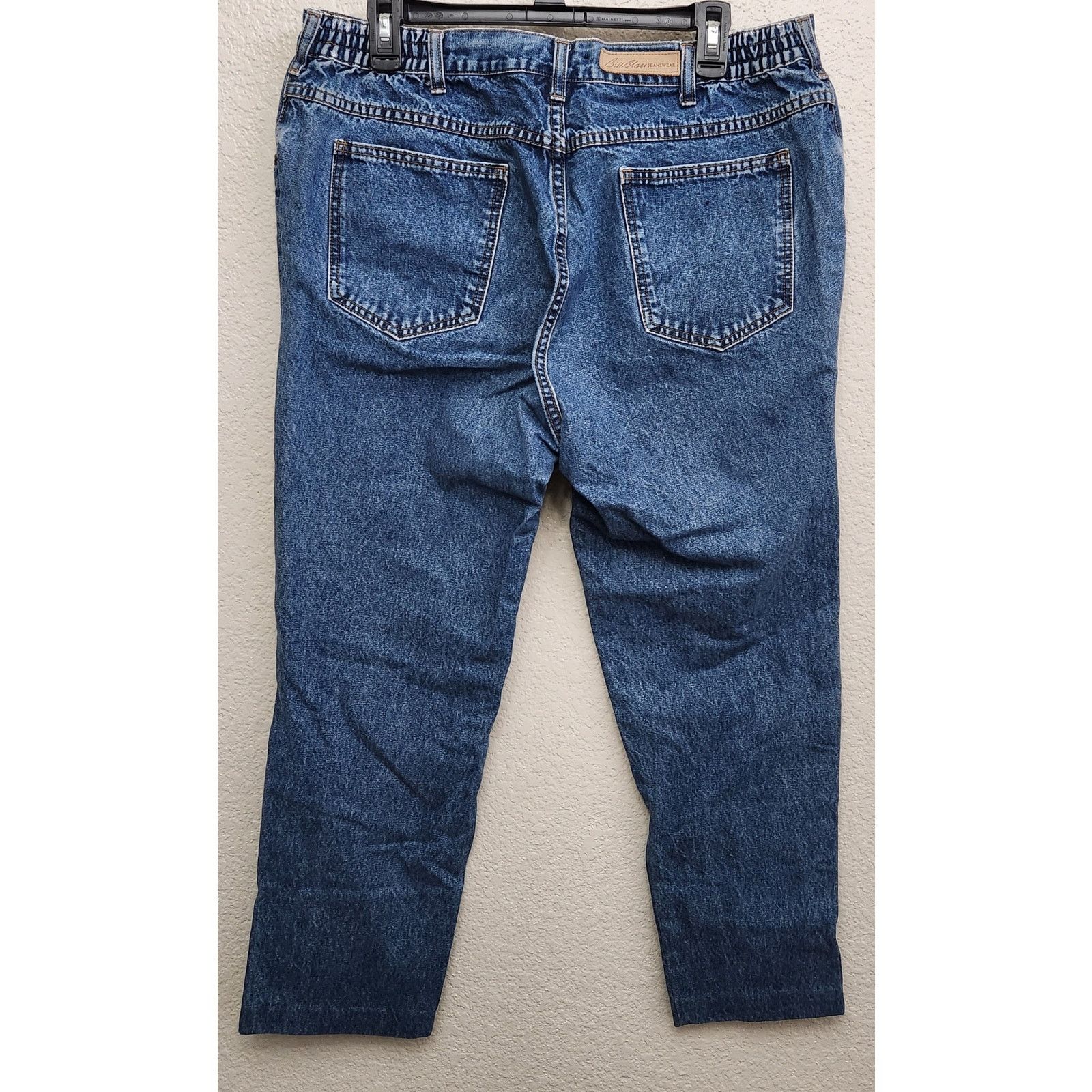 Bill Blass Bill Blass Woman Blue Easy Fit Tapered Legs Jeans 14 Size 36" / US 14 / IT 50 - 3 Thumbnail