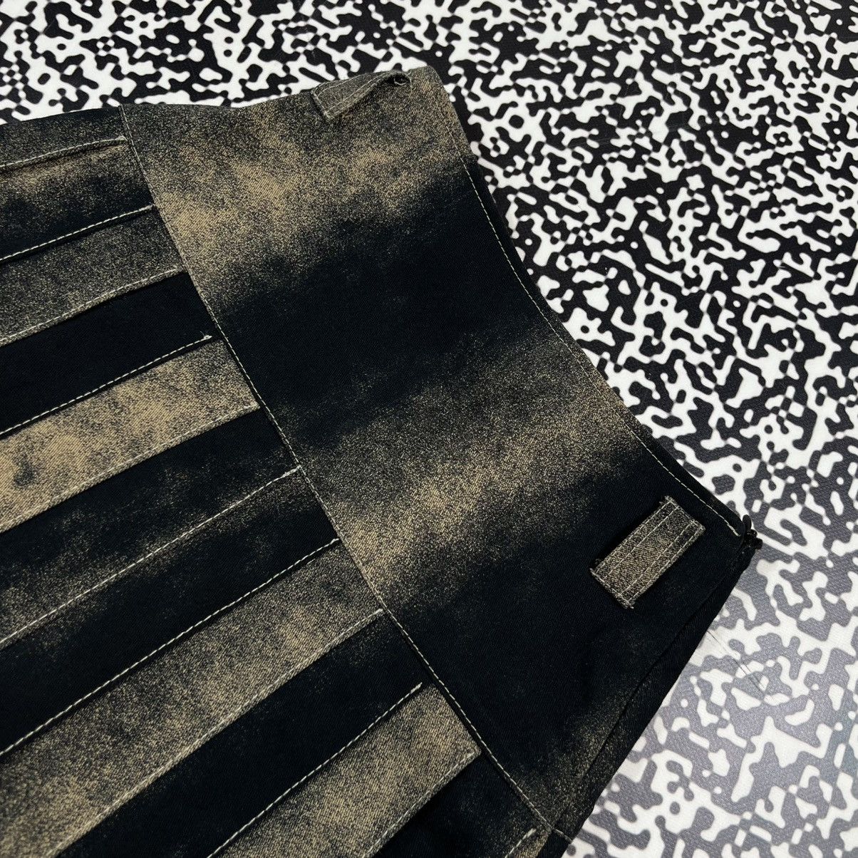 Japanese Brand Vintage Y2K Japanese Style Sexy Retro Wool Flared Mini Skirt Size 26" / US 2 / IT 38 - 7 Thumbnail