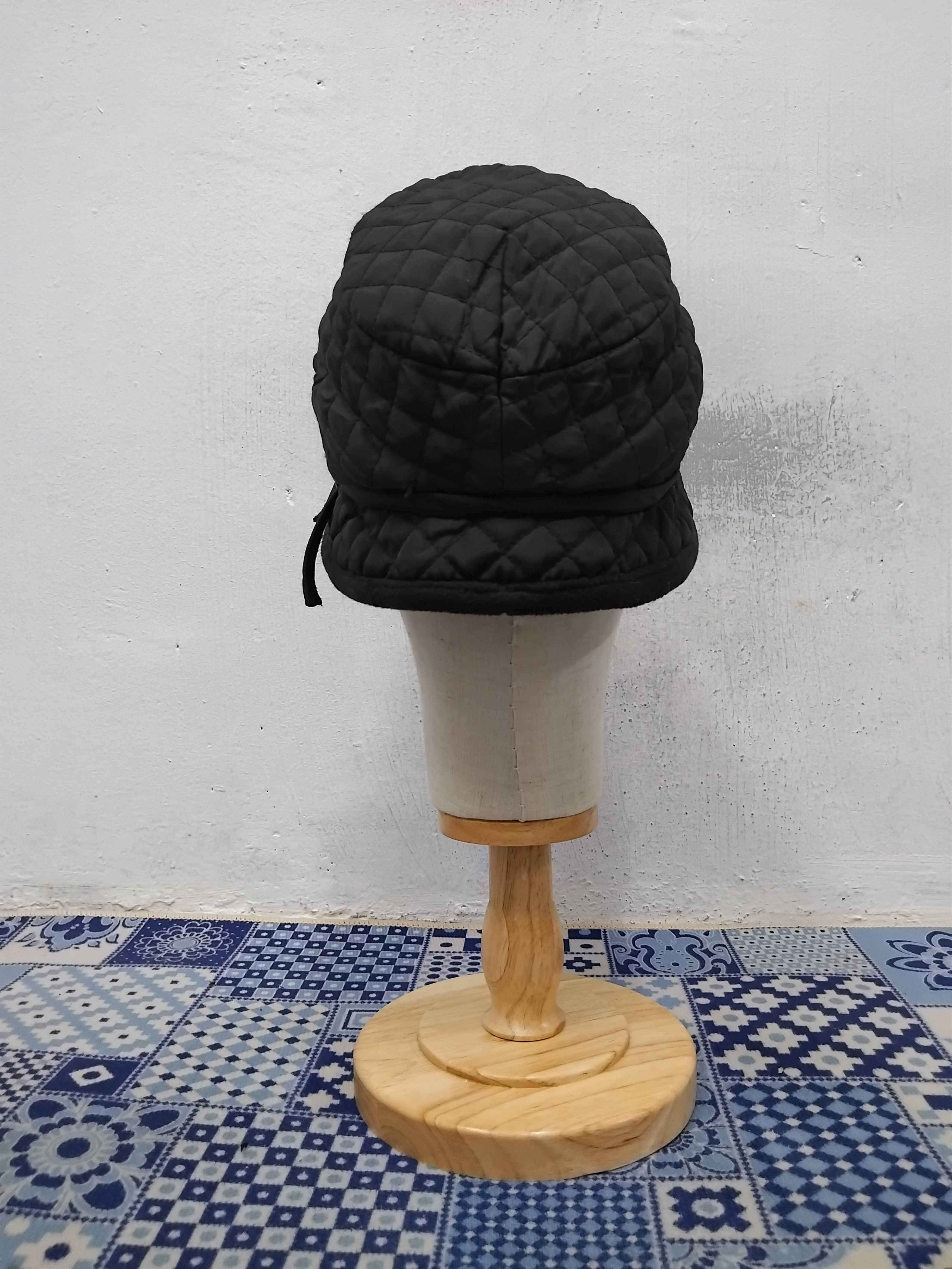 Japanese Brand Black Ribbon black colour puffer hat Size ONE SIZE - 6 Thumbnail