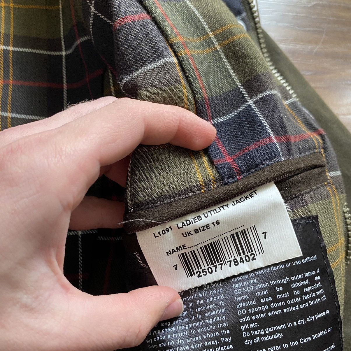 Barbour Vintage Barbour Green Womens Utility Waxed Jacket Size Uk 16 Size XL / US 12-14 / IT 48-50 - 9 Thumbnail