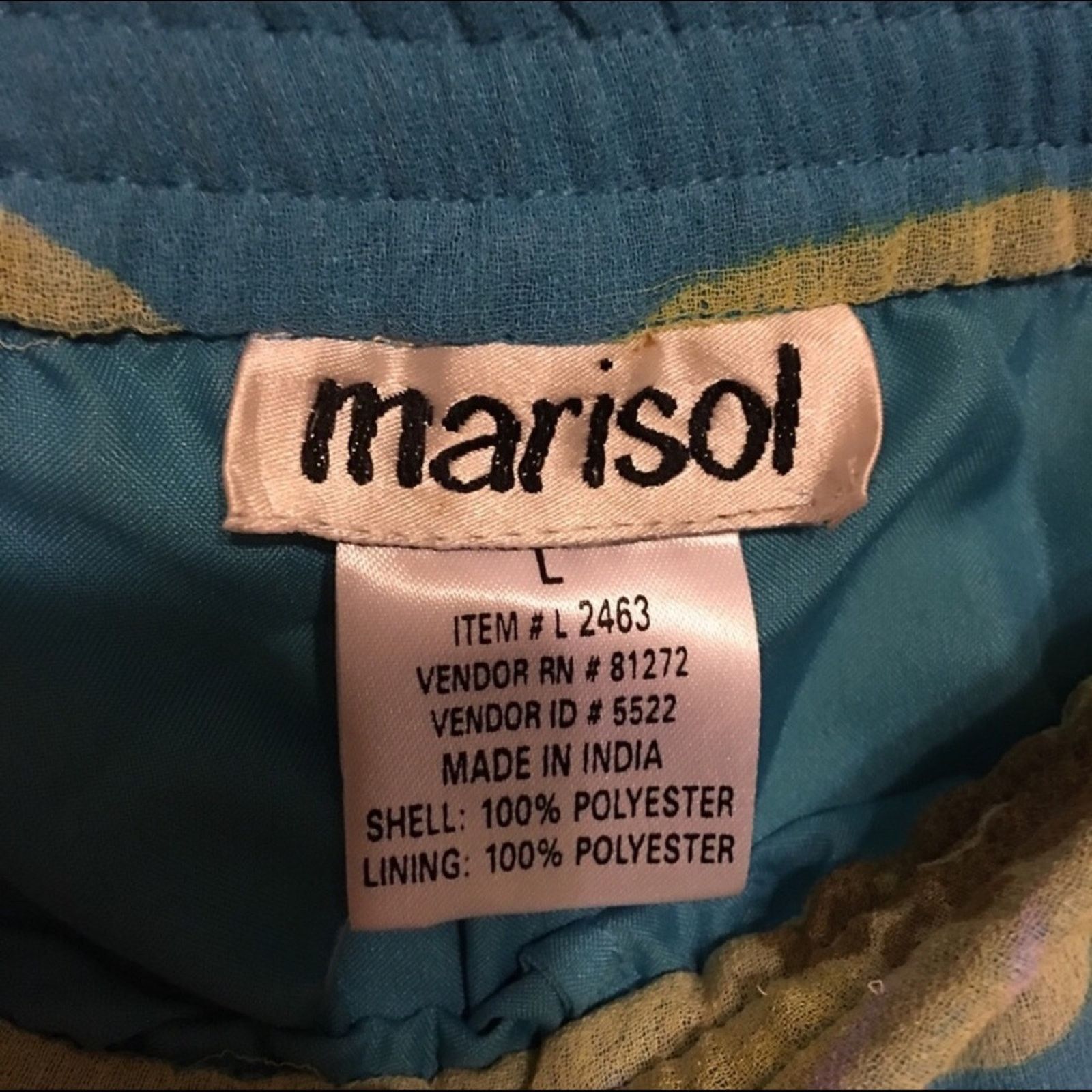 Other Marisol beach Sarong Pants w/sash tie waist NWT L Size 38" / US 16 / IT 52 - 5 Thumbnail