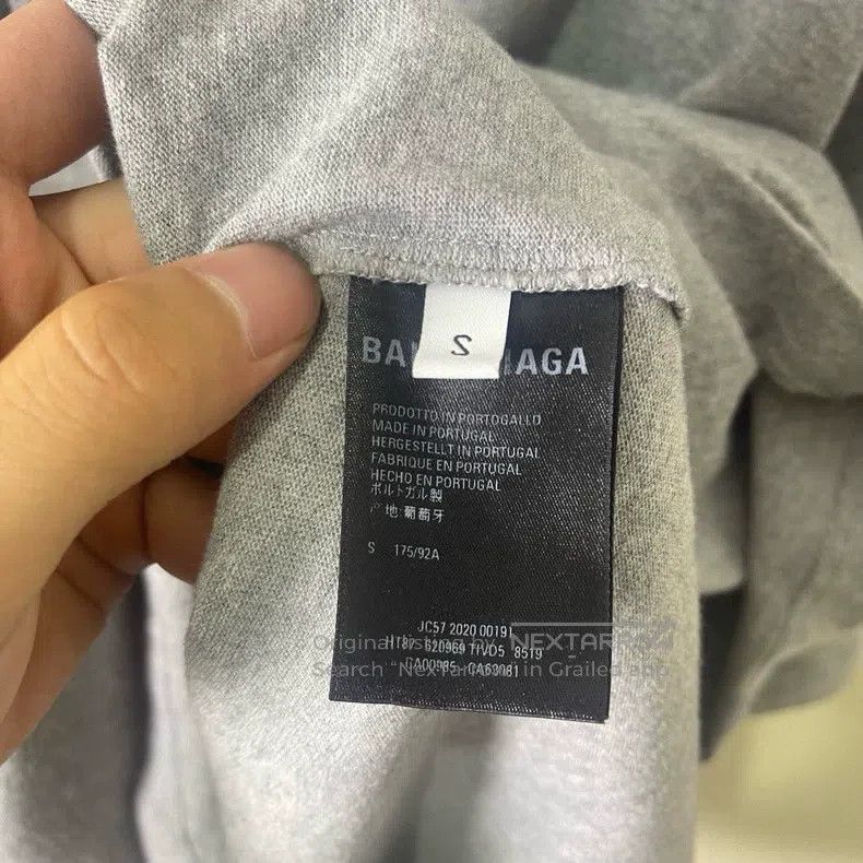 Balenciaga Balenciaga Classic color block logo white casual short-sle Size US S / EU 44-46 / 1 - 4 Thumbnail