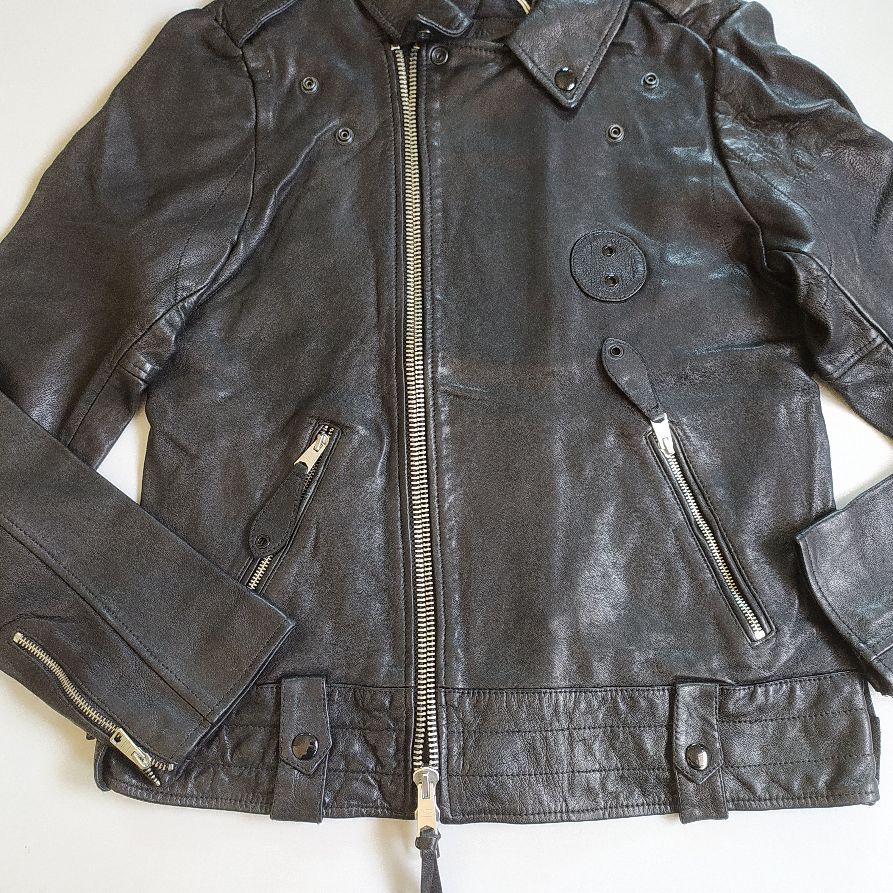Allsaints ALLSAINTS Woodley Leather Jacket Free Shipping FTP/9013 Size US L / EU 52-54 / 3 - 5 Thumbnail