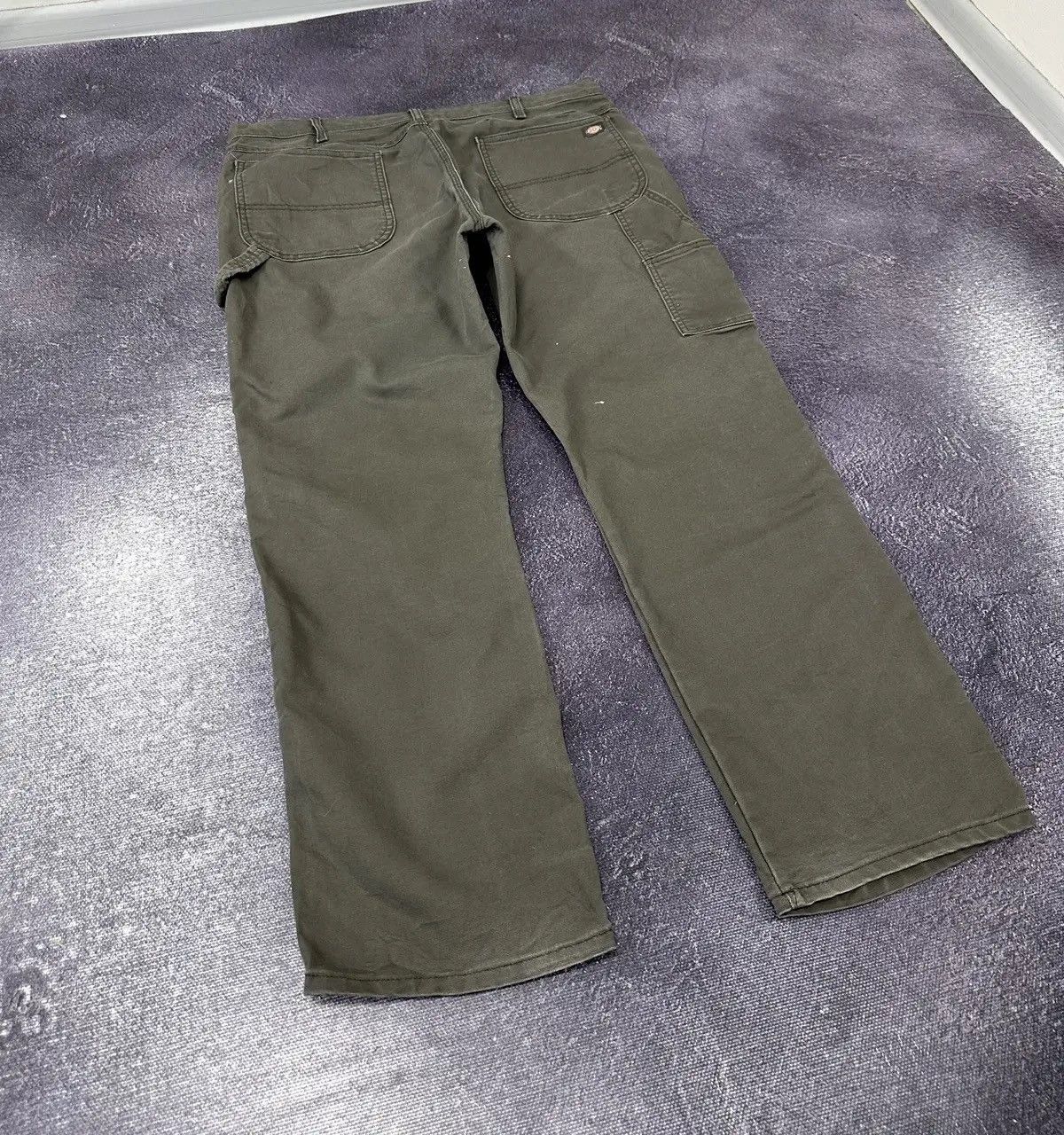 Dickies × Vintage Vintage Dickies USA Olive Work Hype Carpenter Pants Size US 40 / EU 56 - 3 Thumbnail