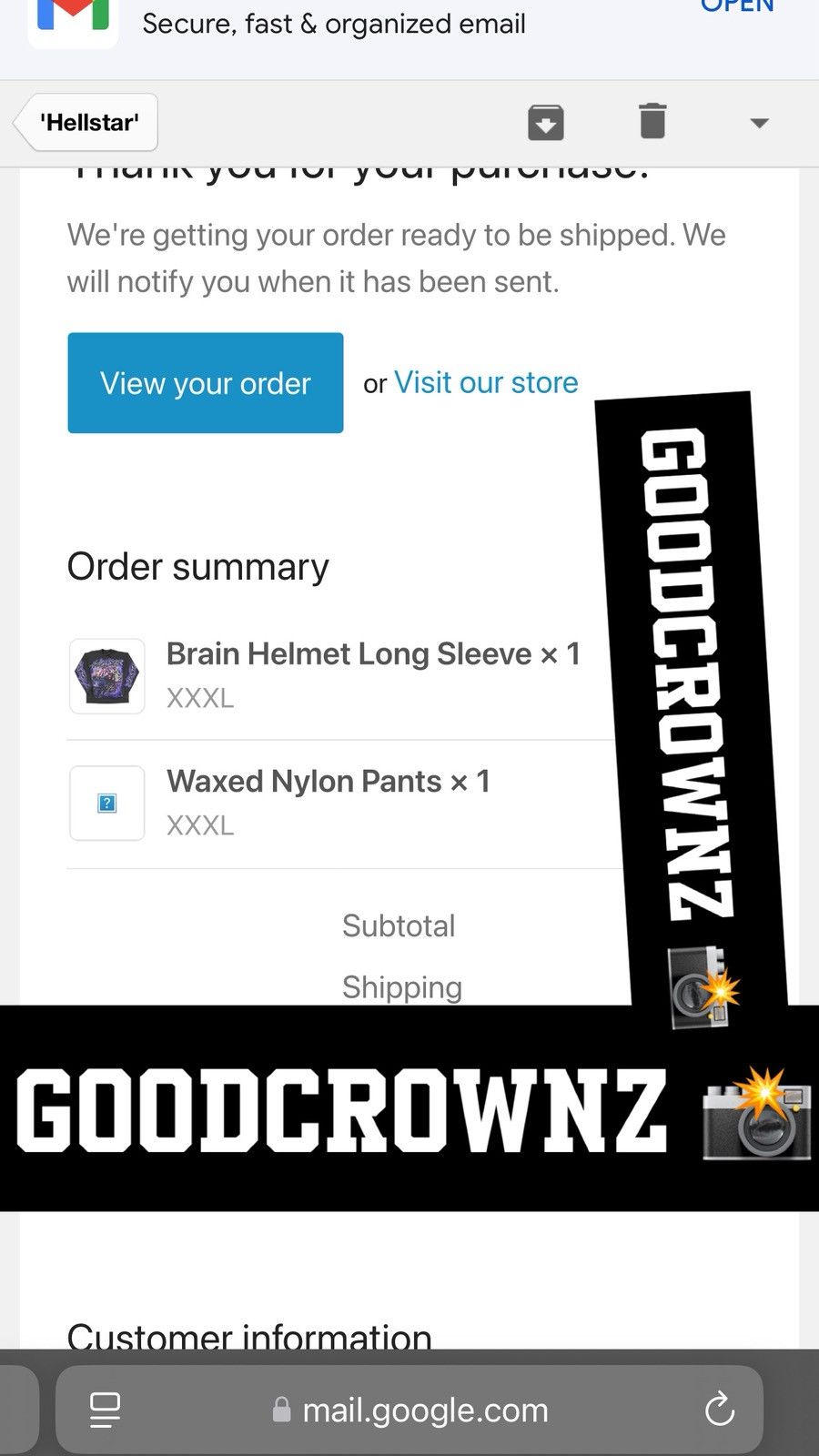 HELLSTAR BRAND NEW HELLSTAR WAXED NYLON PANTS XXXL DS Size US 44 / EU 60 - 4 Thumbnail
