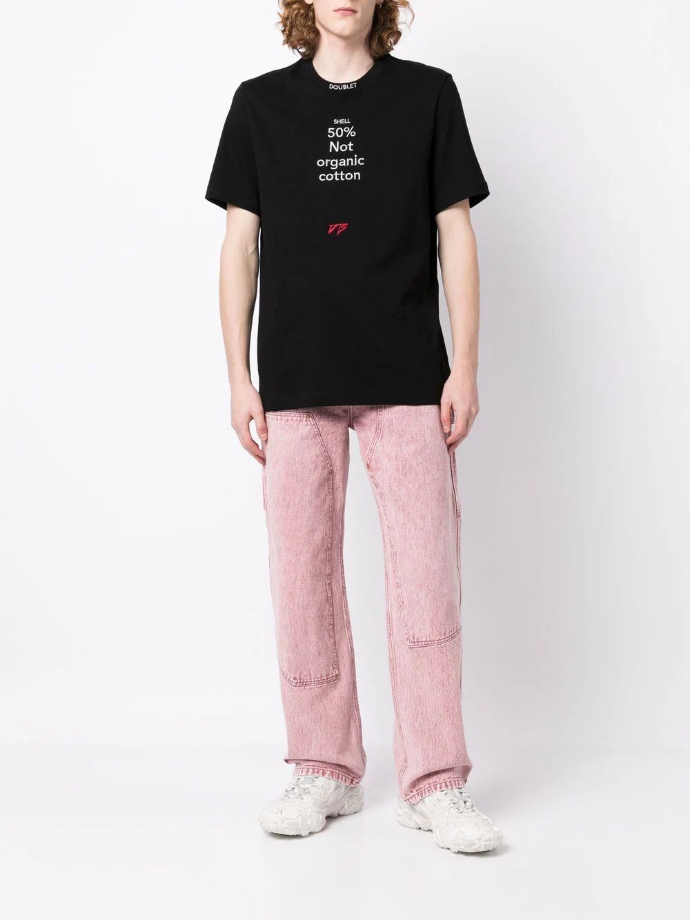 Doublet o1mris0824 Knit T-Shirt in Black Size US S / EU 44-46 / 1 - 6 Thumbnail