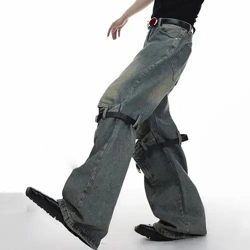 Japanese Brand × Vintage Micro Flared Straight Jeans Size US 32 / EU 48 - 4 Thumbnail