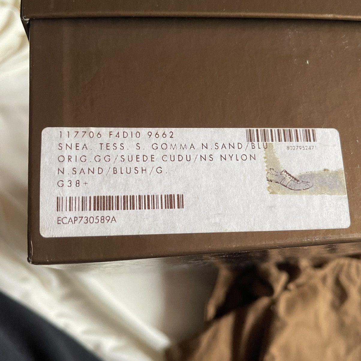 Gucci Gucci Beige/Pink GG Canvas And Suede Size 38.5 Size US 8.5 / IT 38.5 - 7 Thumbnail