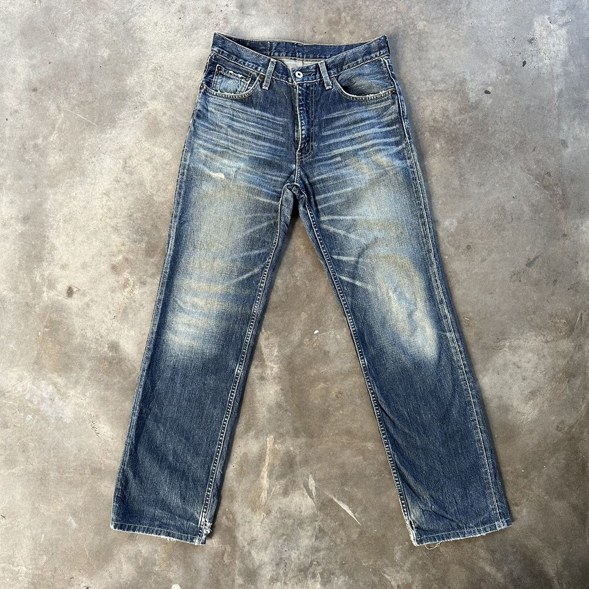 Japanese Brand W30🔥Vintage Levi’s 502 Distressed Faded Denim Sick Jean Pant Size US 30 / EU 46 - 1 Thumbnail