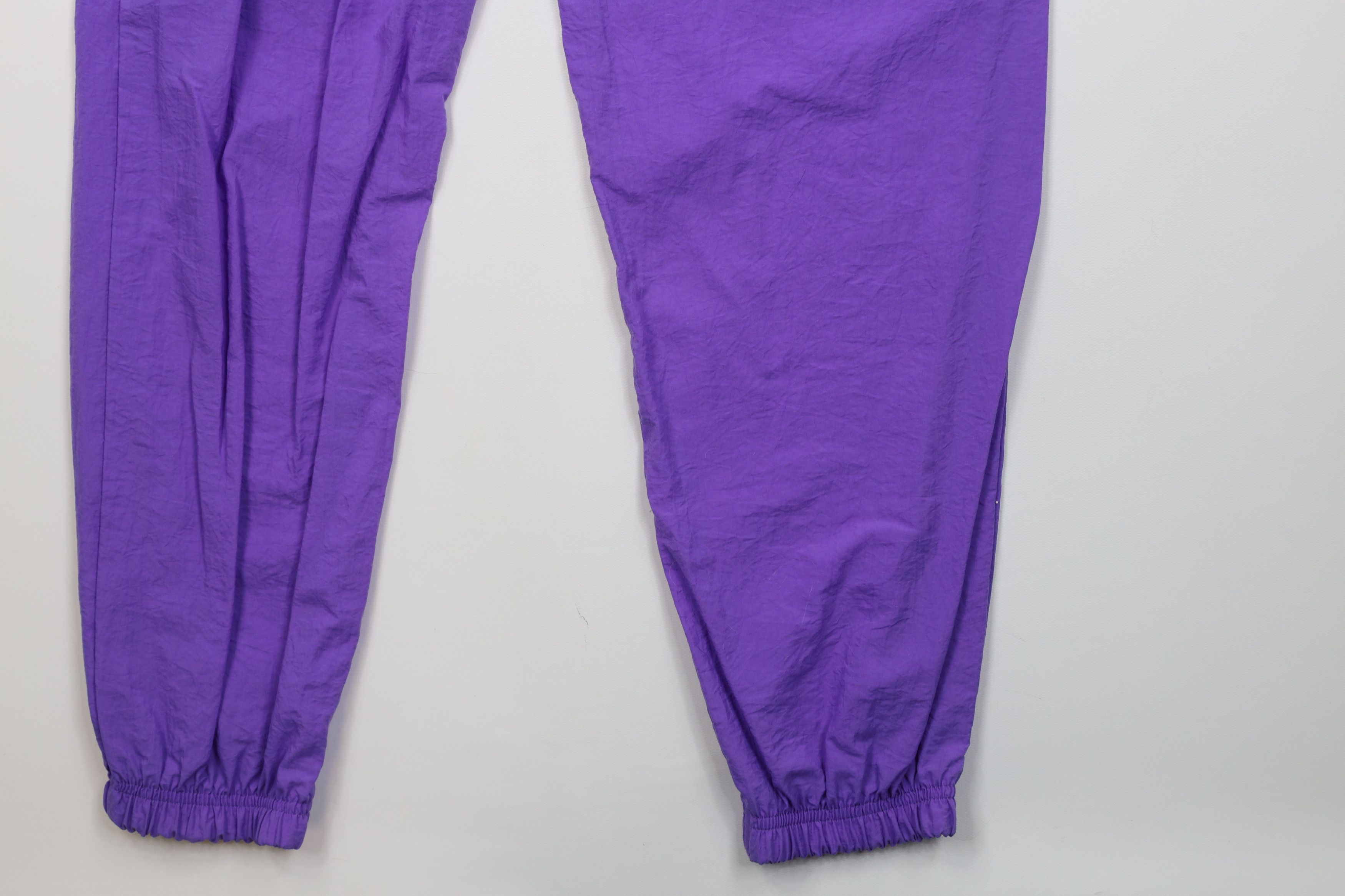 Vintage Vintage 90s Streetwear Windbreaker Joggers Pants Purple Size 26" / US 2 / IT 38 - 13 Thumbnail