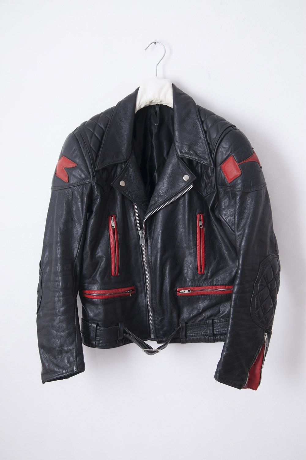 ジャケット・アウター Leather Motorcycle Jacket Vintage Genuine Leather × Vintage Kawasaki ZX-R 90s Leather Motorbike