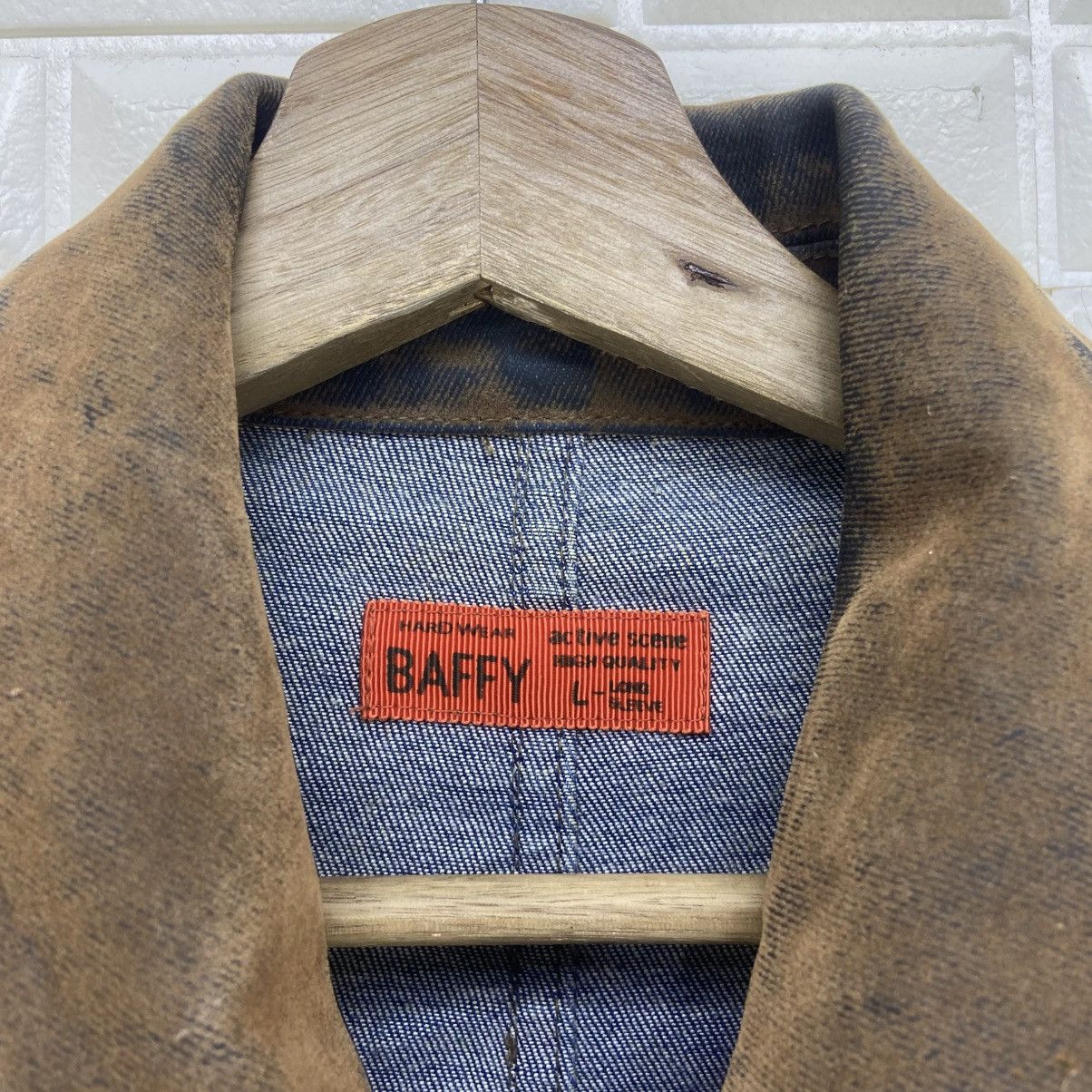 Vintage Baffy Hard Wear Soft Denim Polyurethane Chore Worker Jacket Size US M / EU 48-50 / 2 - 16 Thumbnail