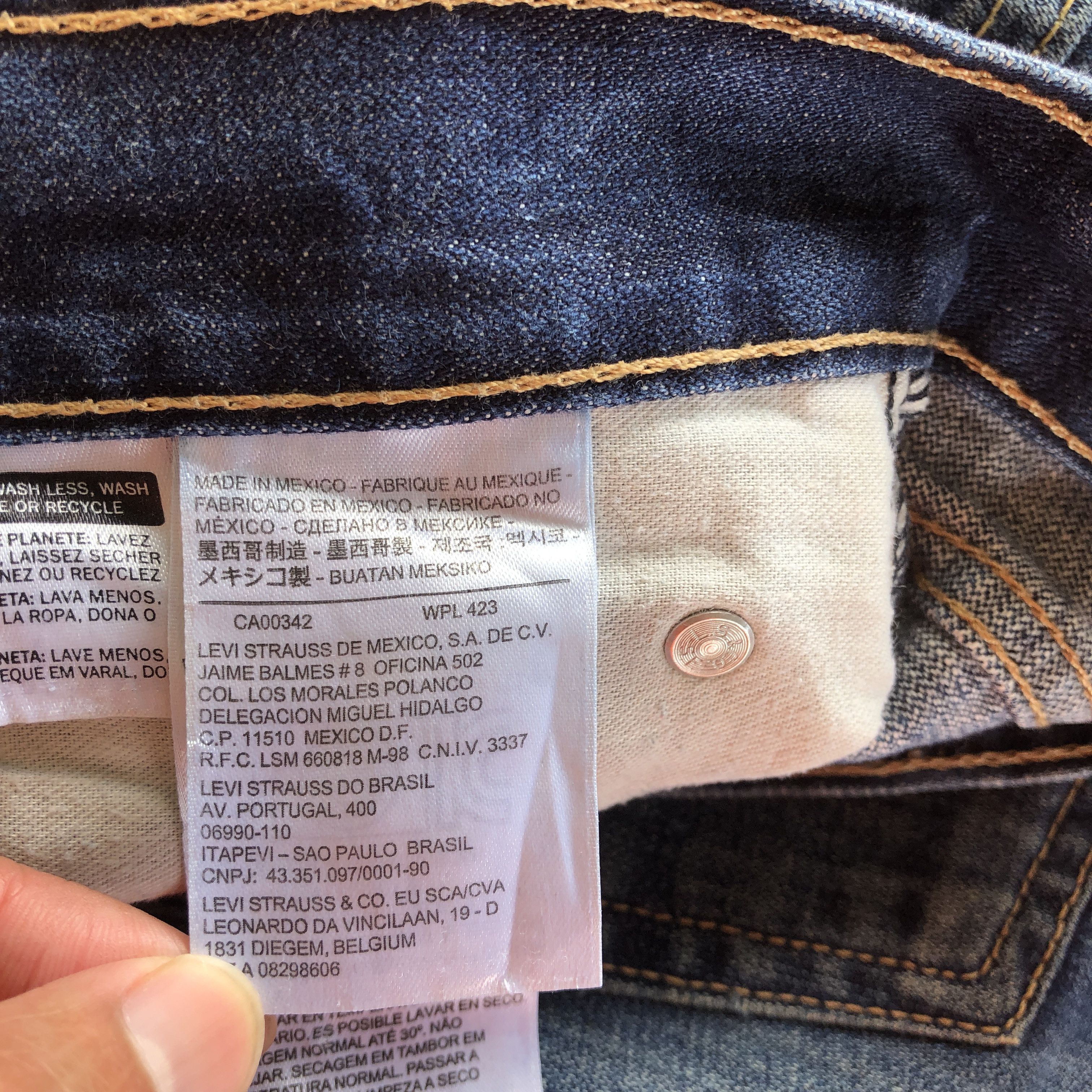 Levi's Vintage Y2K Levis Faded Jeans Levi's 513 Distressed Denim Size US 30 / EU 46 - 7 Thumbnail