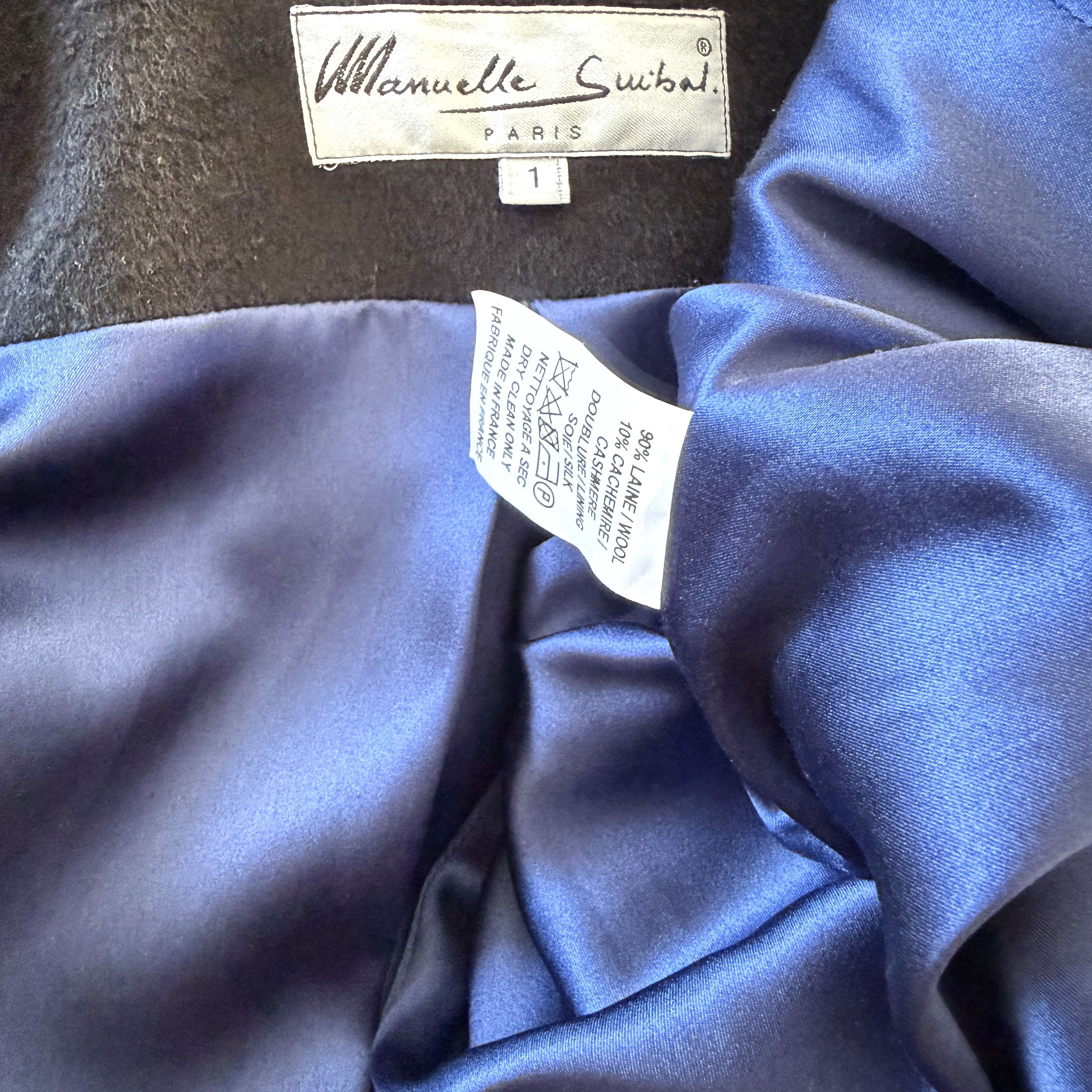 Other MANUELLE GUIBAL PARIS Wool & Cashmere Coat Size M / US 6-8 / IT 42-44 - 10 Thumbnail
