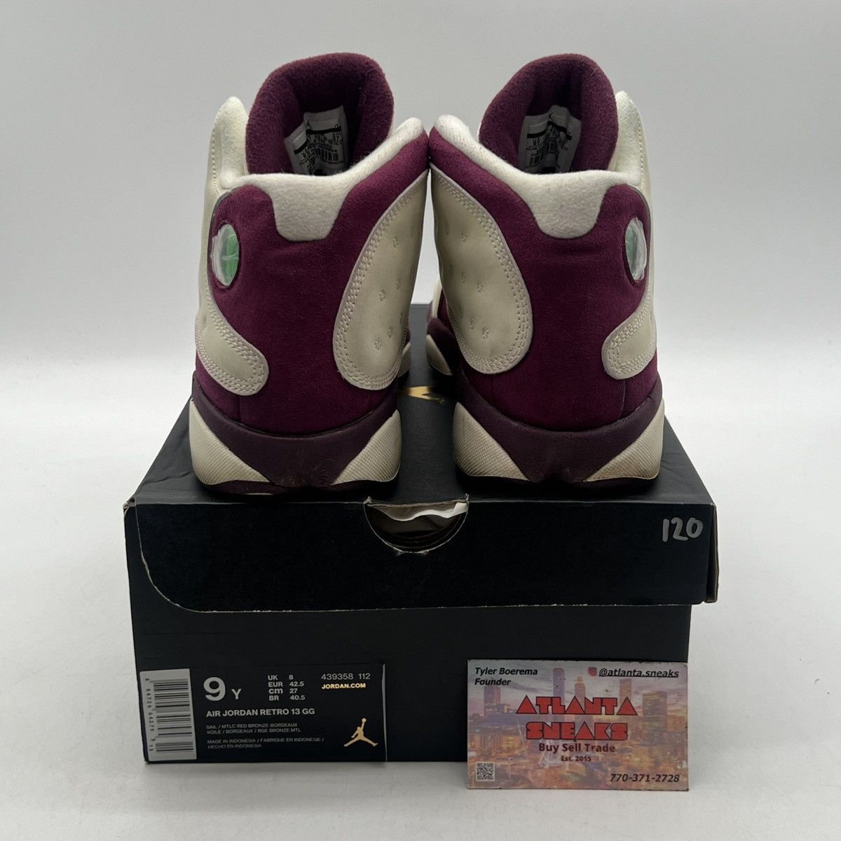 Jordan Brand Air Jordan 13 Bordeaux Size US 9 / EU 42 - 3 Thumbnail