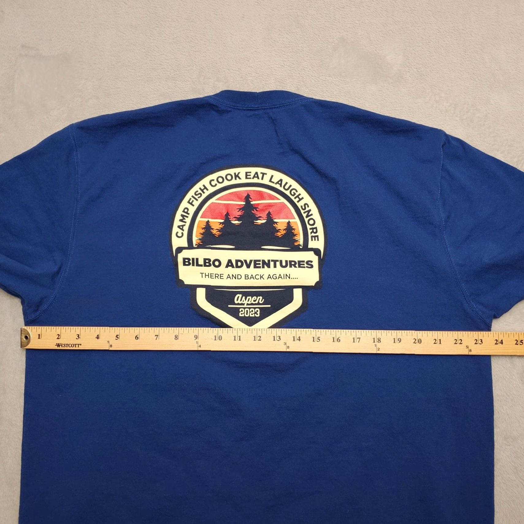 Carhartt Carhartt Shirt Mens Large Blue Loose Fit Short Sleeve Pocket TEE Aspen Colorado Size US L / EU 52-54 / 3 - 8 Thumbnail
