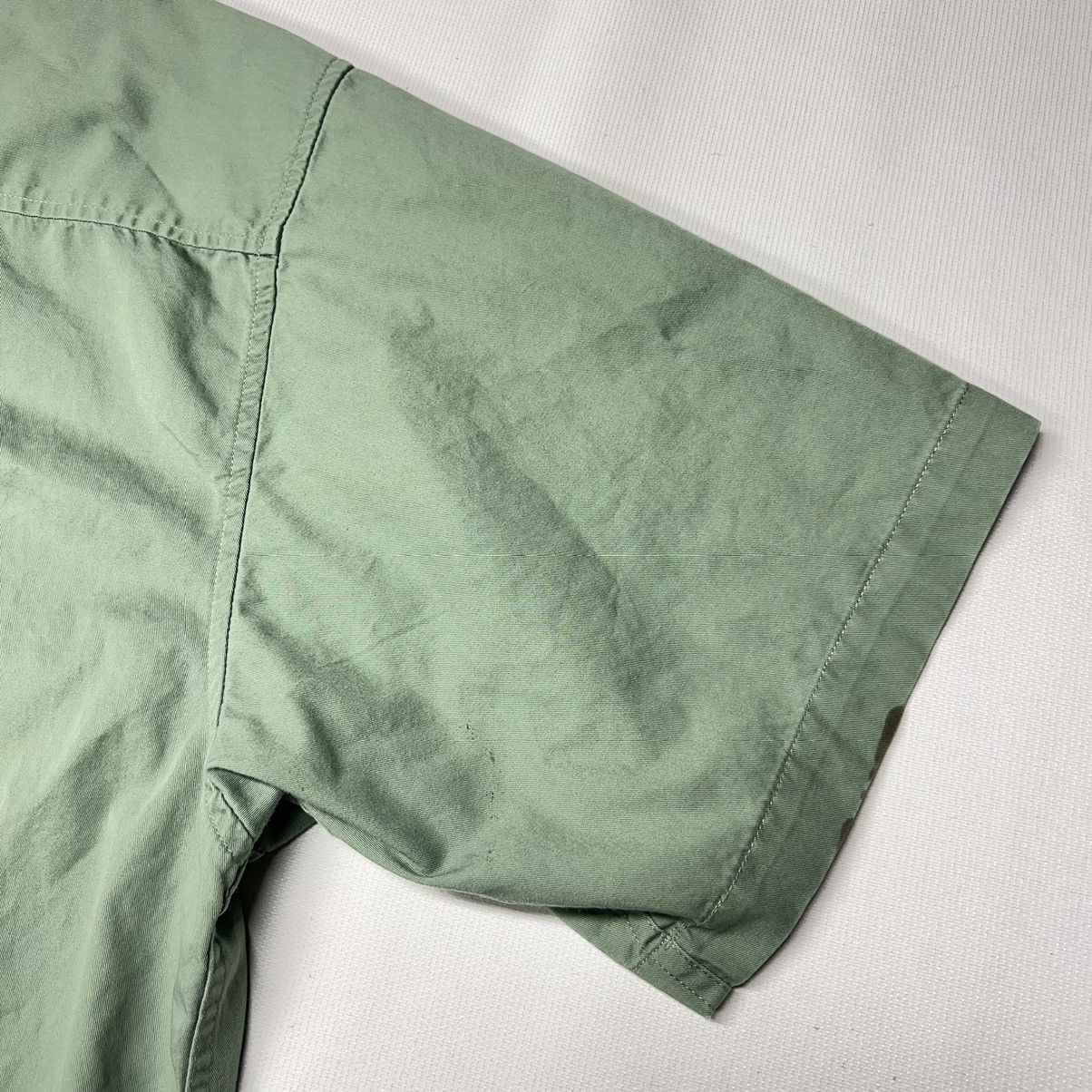 Cabelas Cabelas Button Down Shirt Green Short Sleeve Outdoor Gear Size US XXL / EU 58 / 5 - 13 Thumbnail